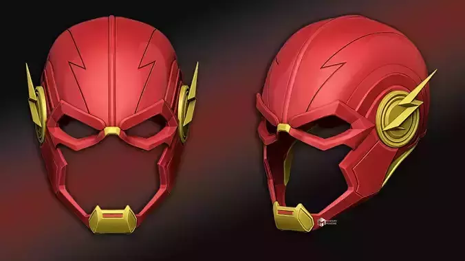 The Flash variant helmet