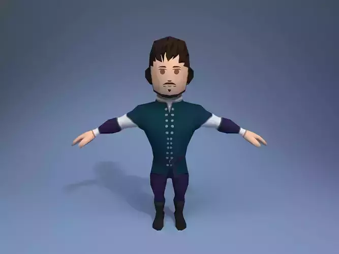 Medieval character nobleman 1