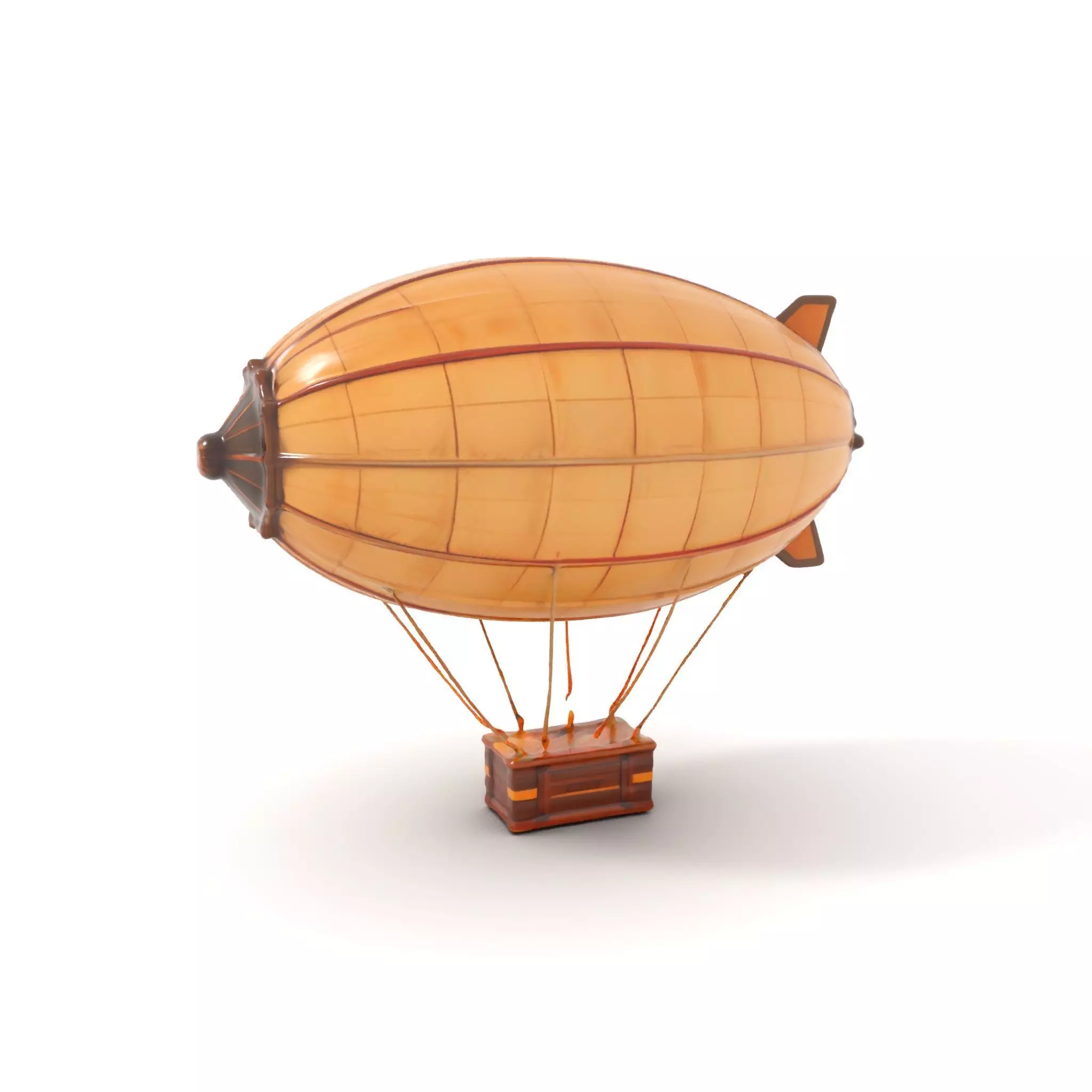 Vintage Airship model pack Low-poly 3D model_0