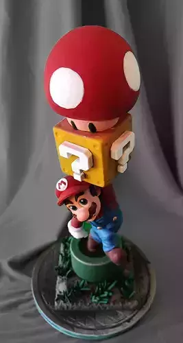 Mario Reaching for Power