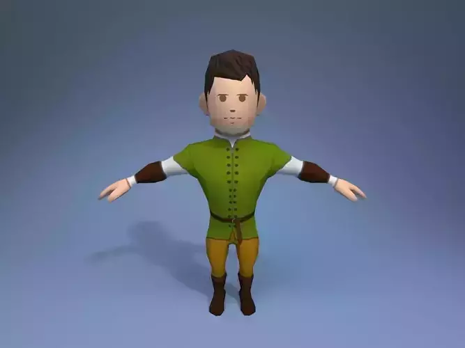 Medieval character nobleman 3