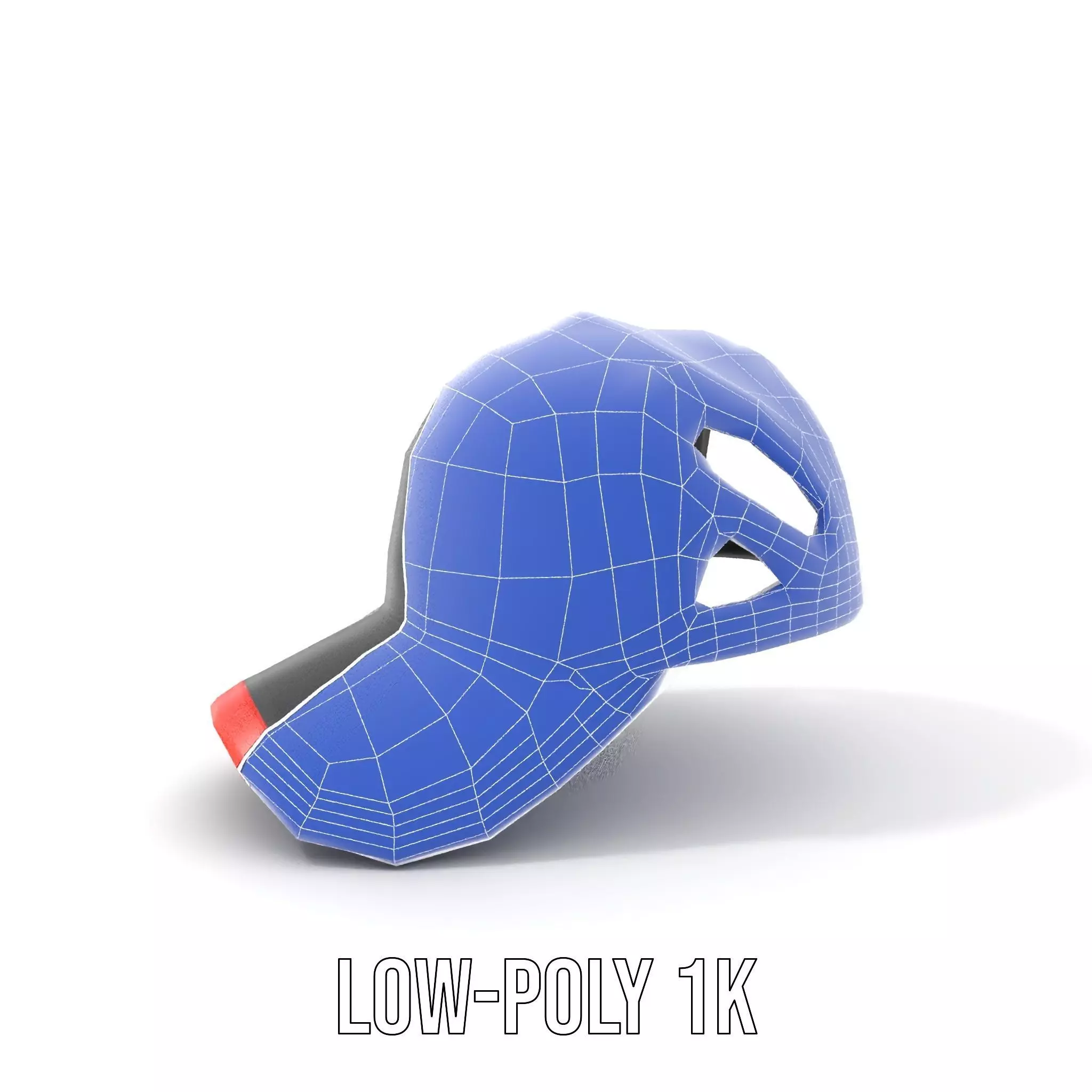 Sporty Hybrid Cap model pack Low-poly 3D model_7