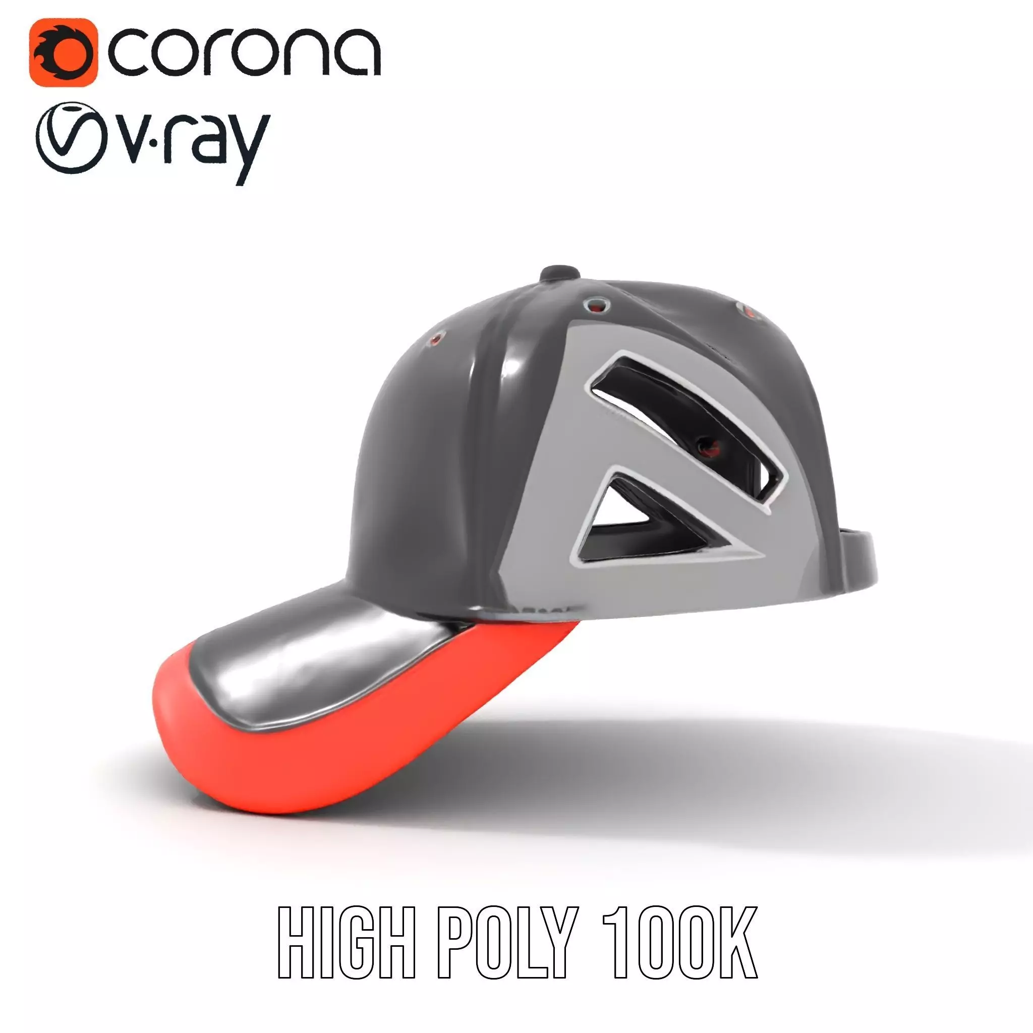 Sporty Hybrid Cap model pack Low-poly 3D model_21