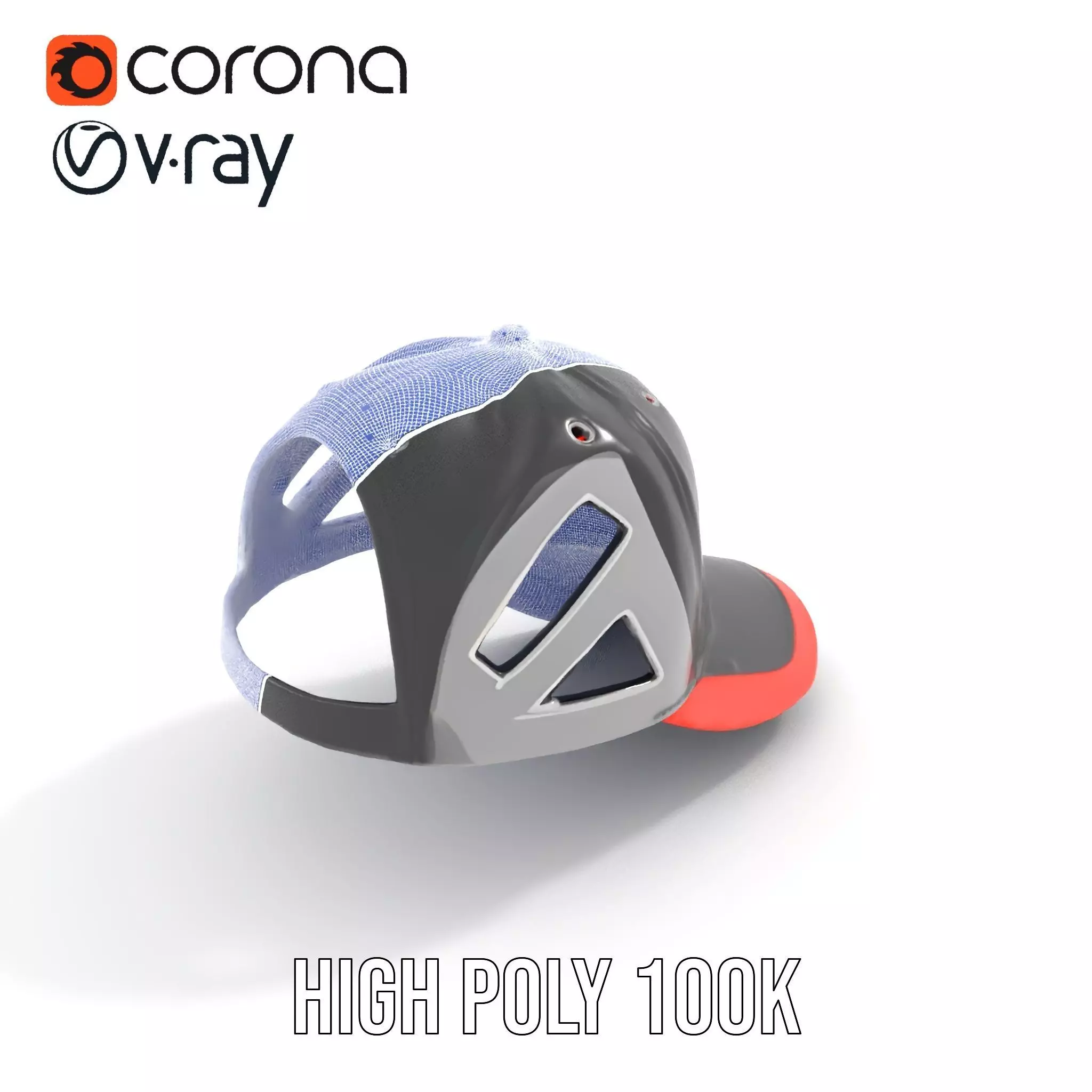 Sporty Hybrid Cap model pack Low-poly 3D model_31