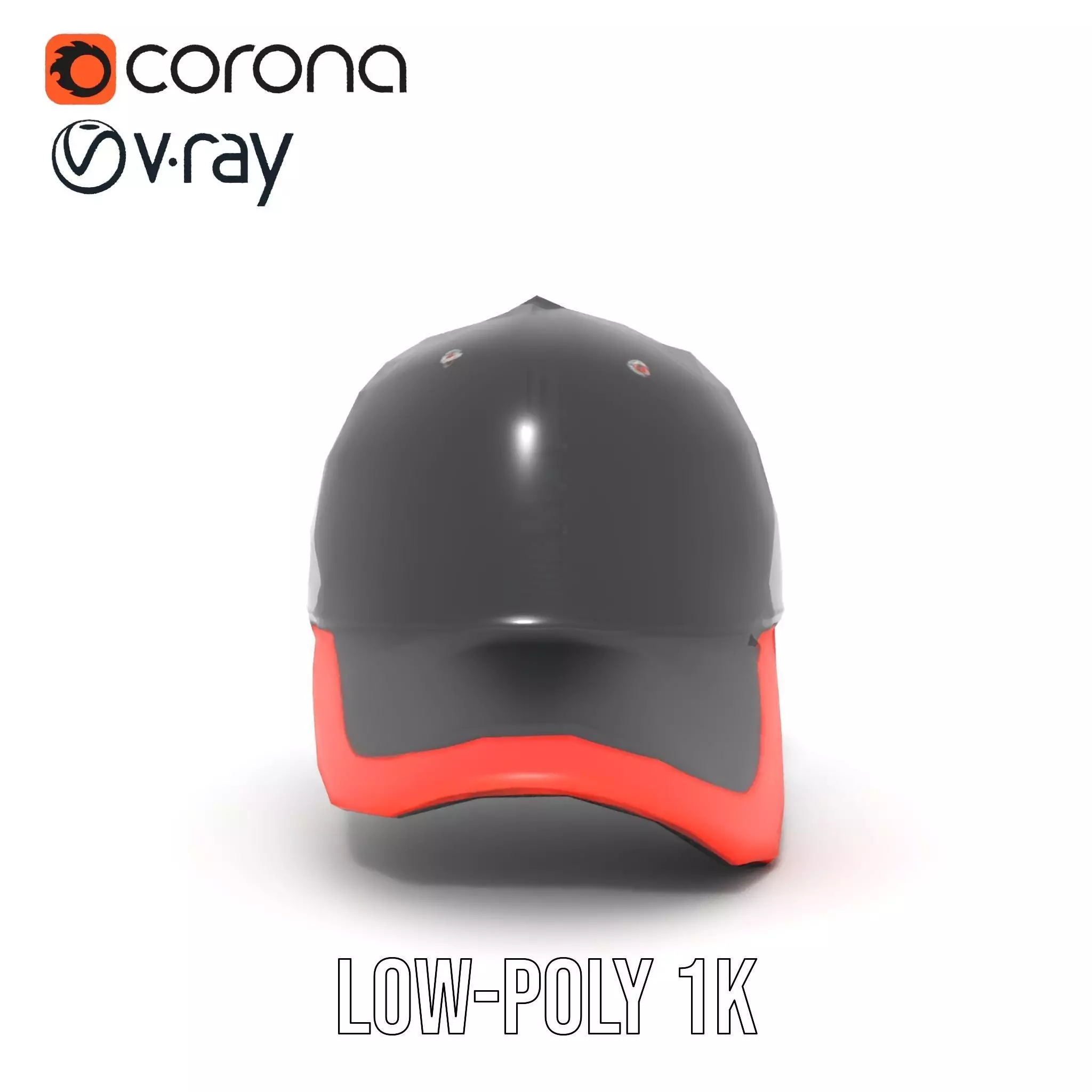 Sporty Hybrid Cap model pack Low-poly 3D model_28