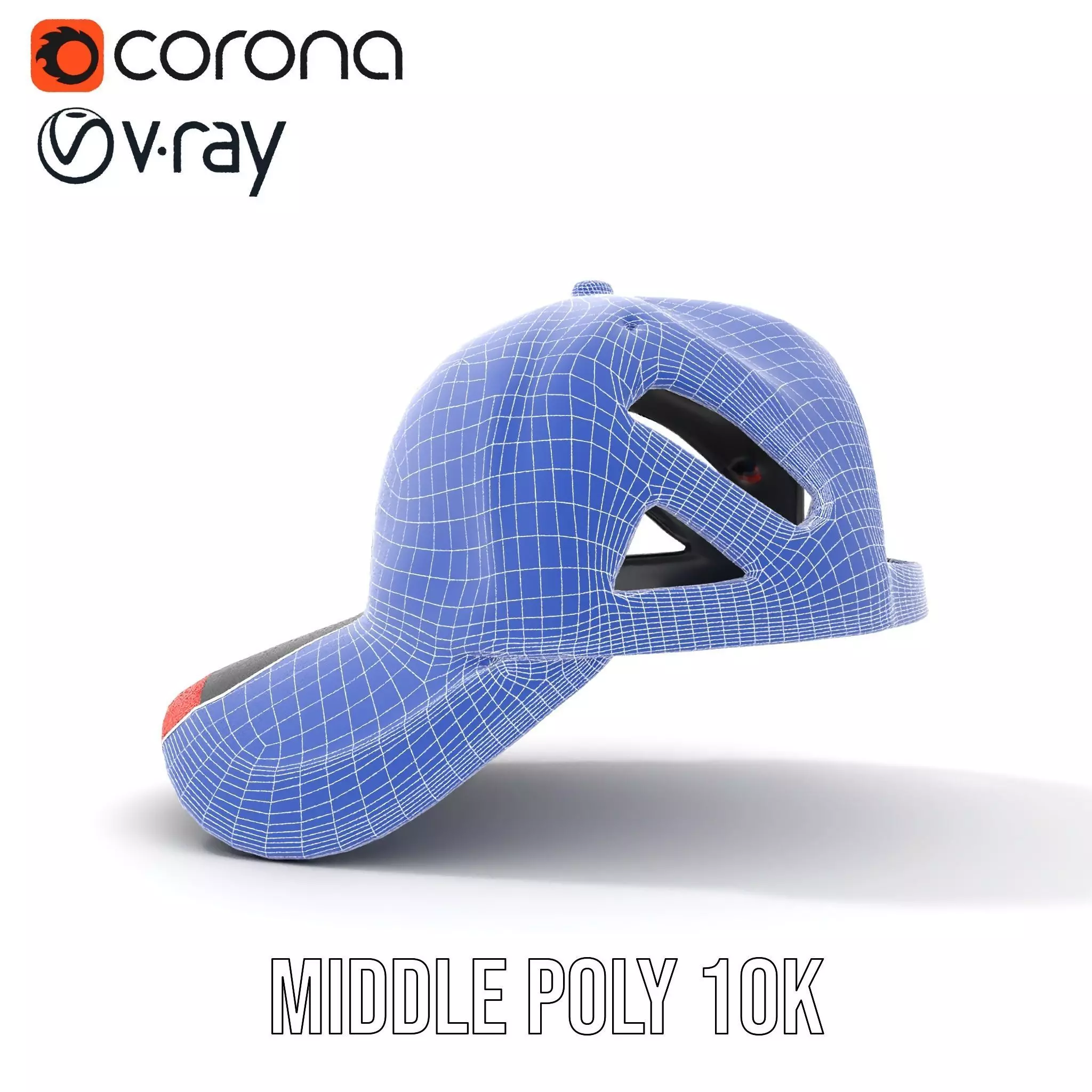 Sporty Hybrid Cap model pack Low-poly 3D model_29