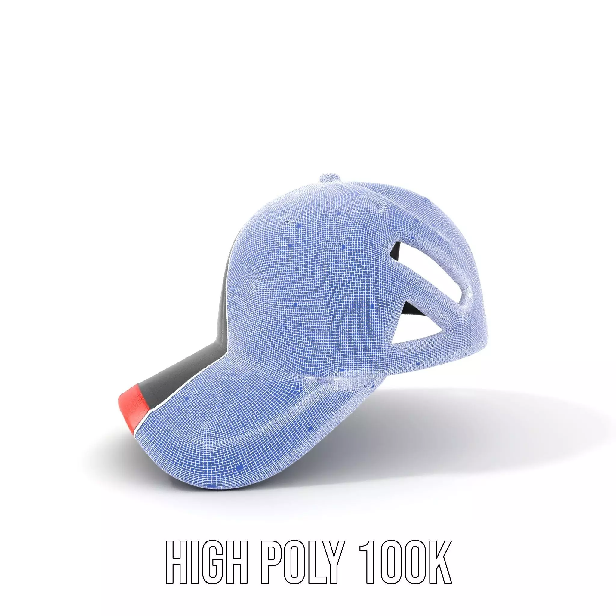 Sporty Hybrid Cap model pack Low-poly 3D model_4