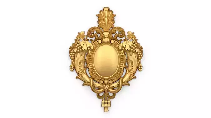 carved classic decorative ornament cnc 3d printing stl 59