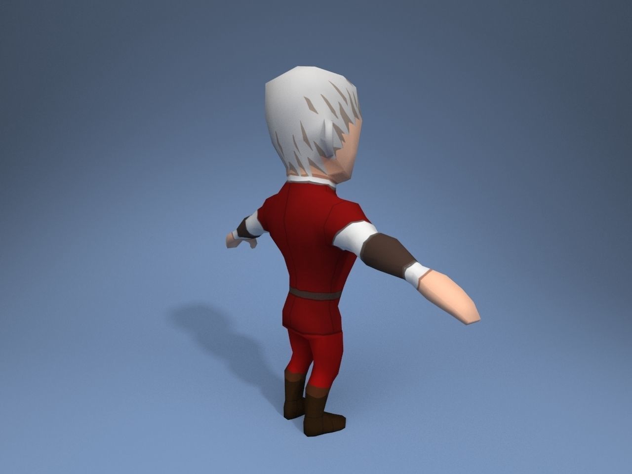 Medieval character nobleman 4 Low-poly 3D model_6