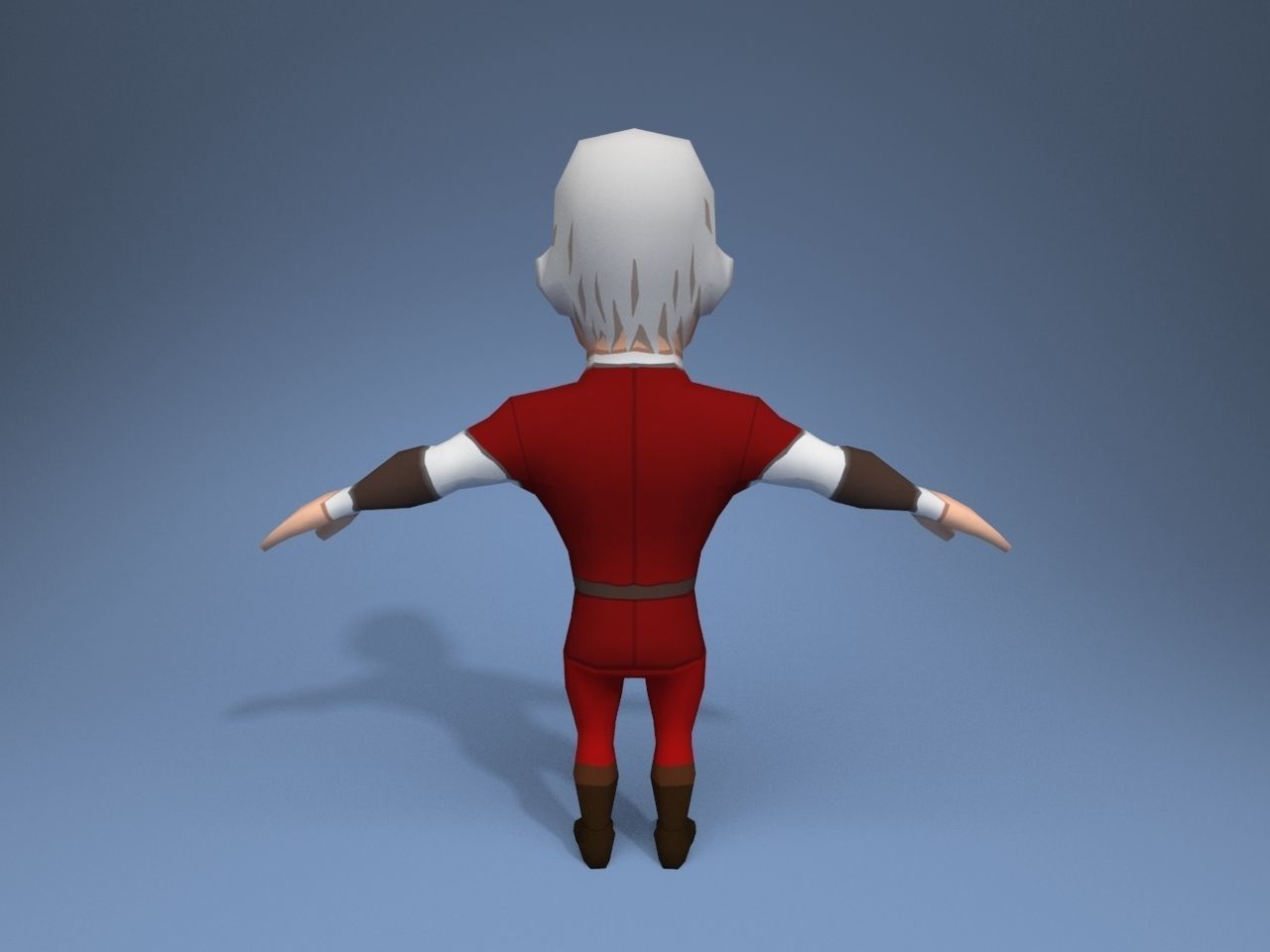 Medieval character nobleman 4 Low-poly 3D model_5