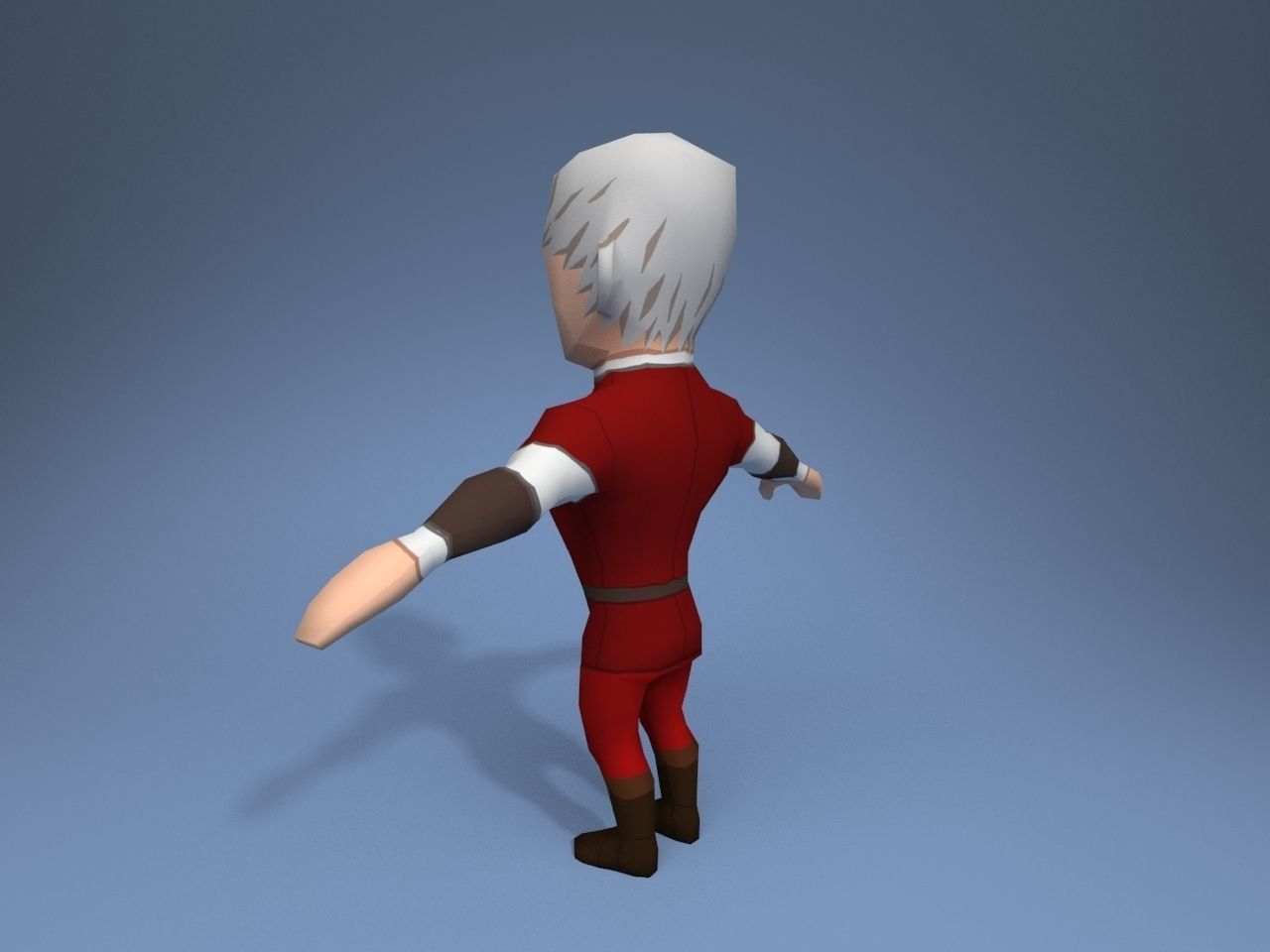 Medieval character nobleman 4 Low-poly 3D model_4