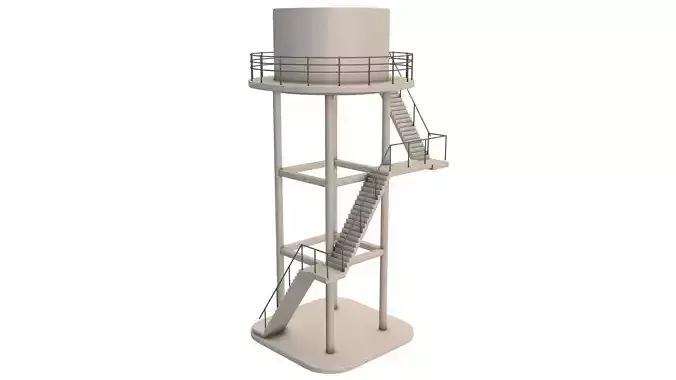 Water Storage Tank 3D model