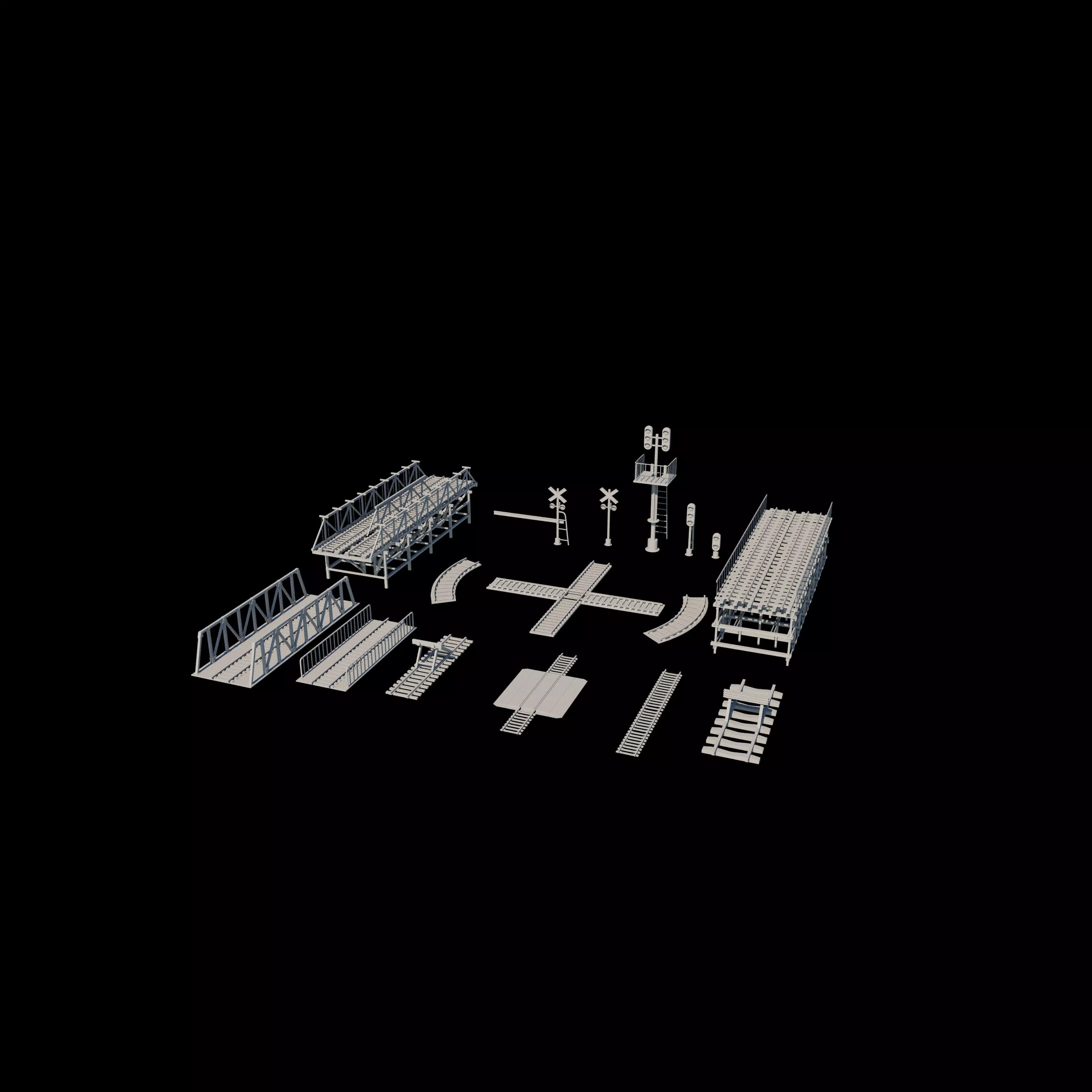 railway pack 3D model_20