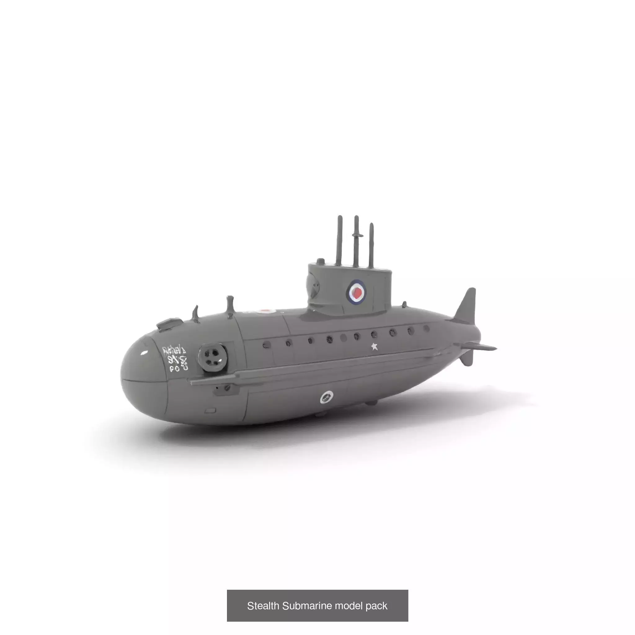 Submarine Models Pack 3D Model Collection_33