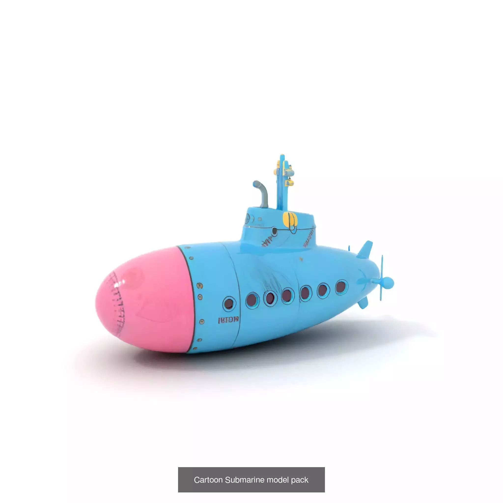 Submarine Models Pack 3D Model Collection_44