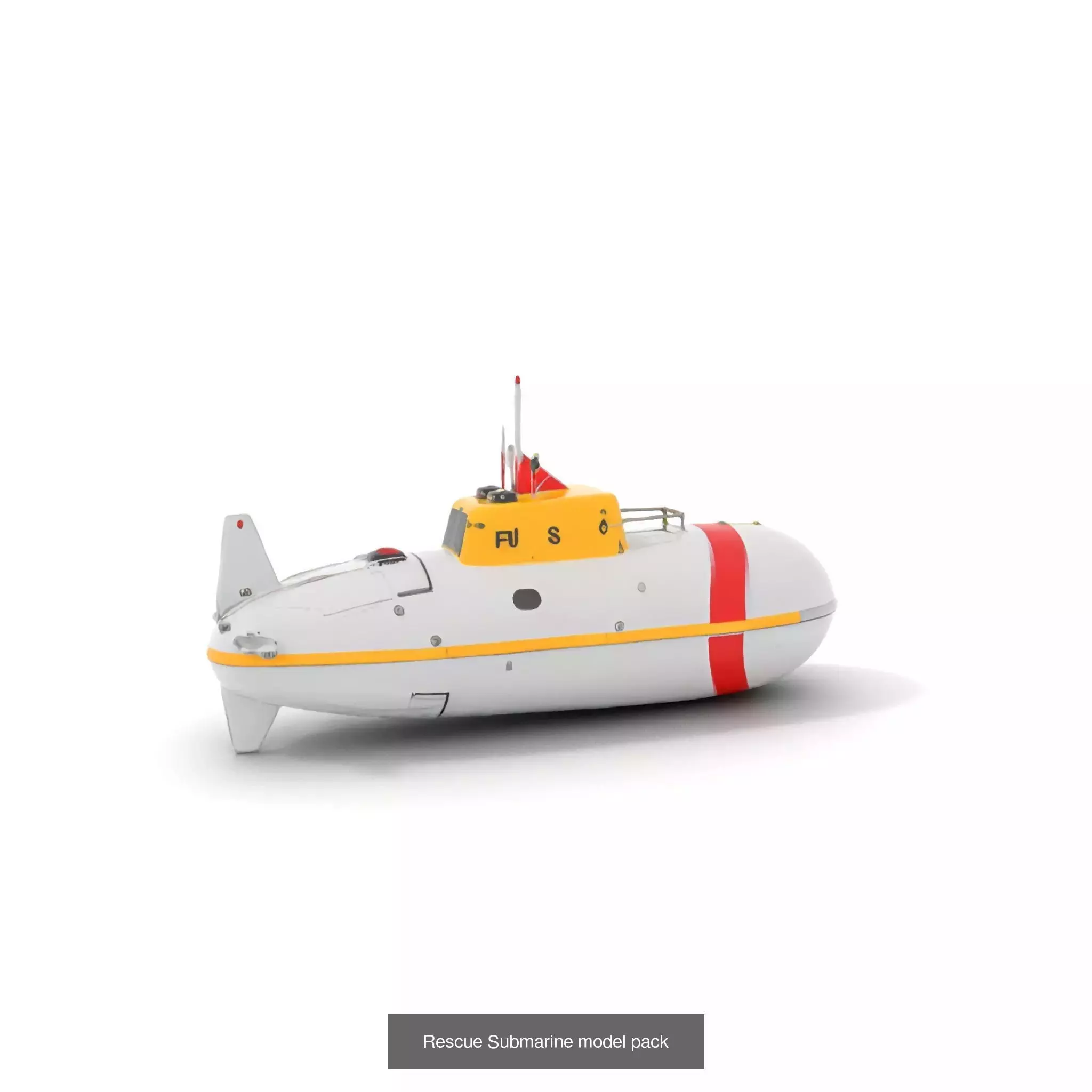 Submarine Models Pack 3D Model Collection_43