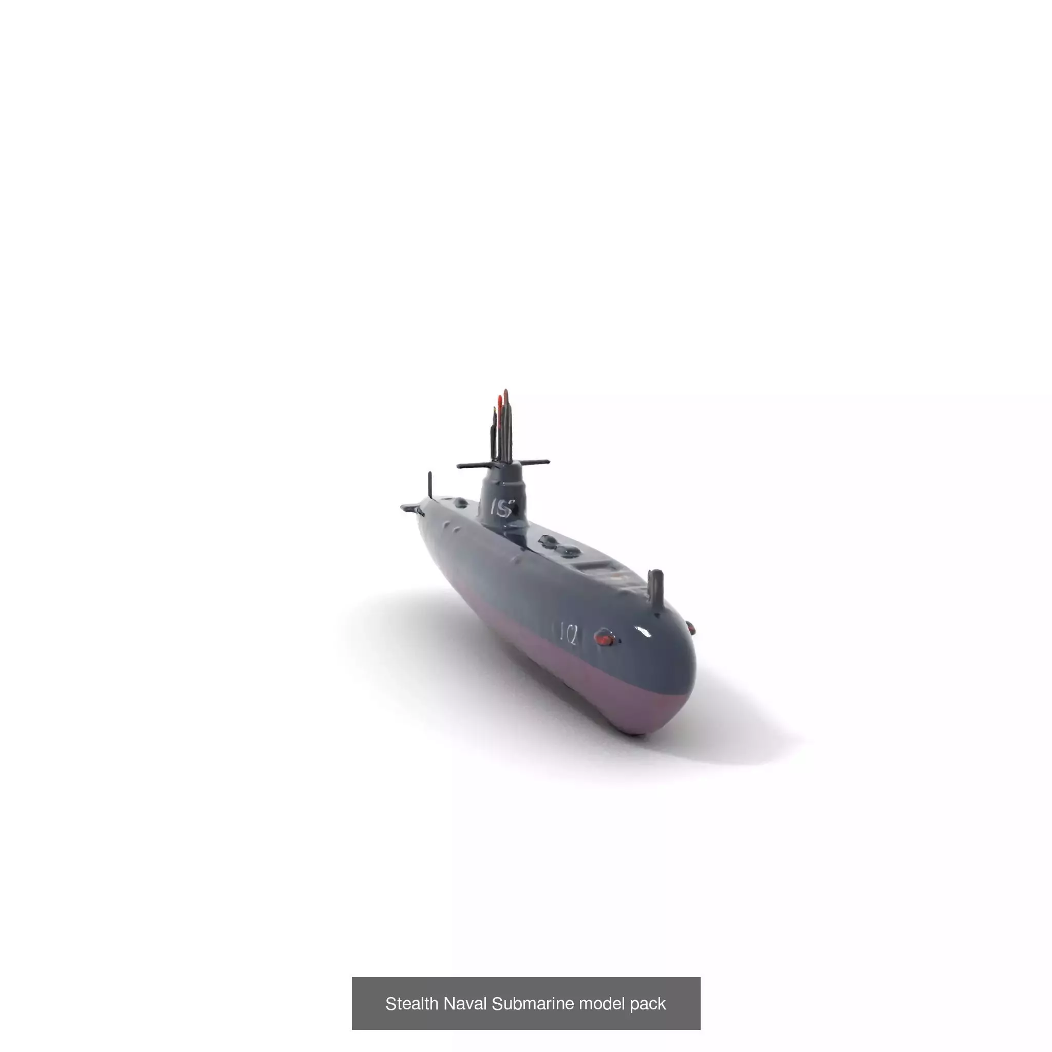 Submarine Models Pack 3D Model Collection_45
