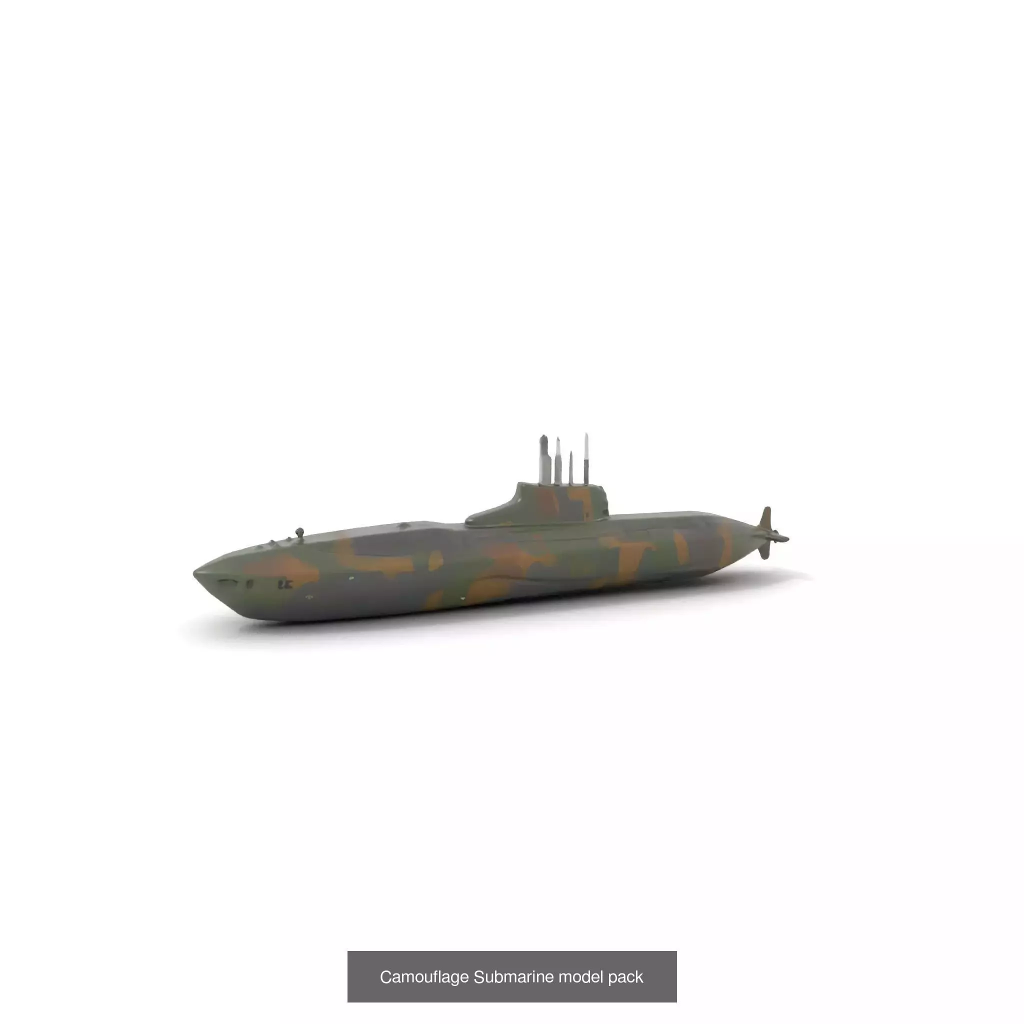 Submarine Models Pack 3D Model Collection_48