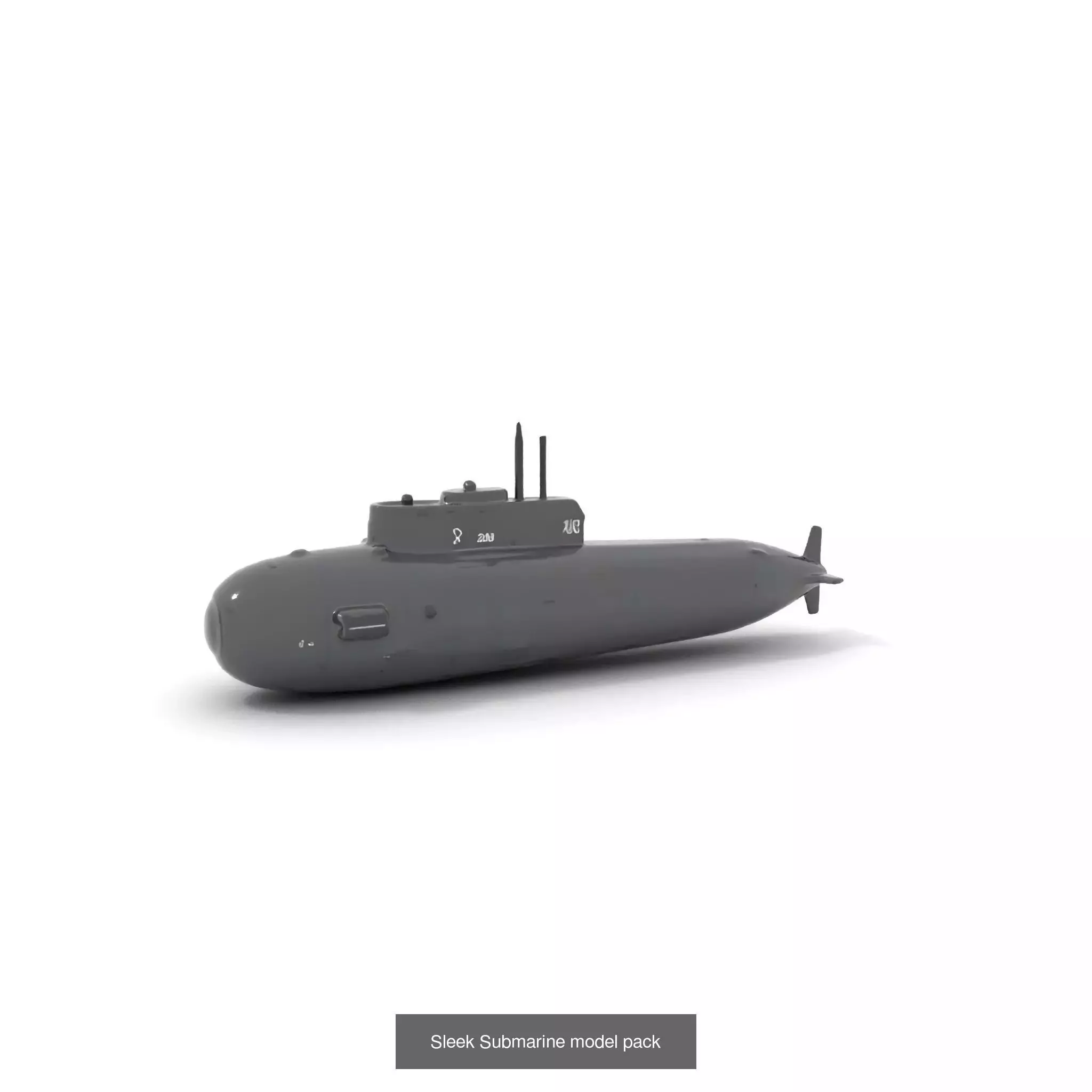 Submarine Models Pack 3D Model Collection_49