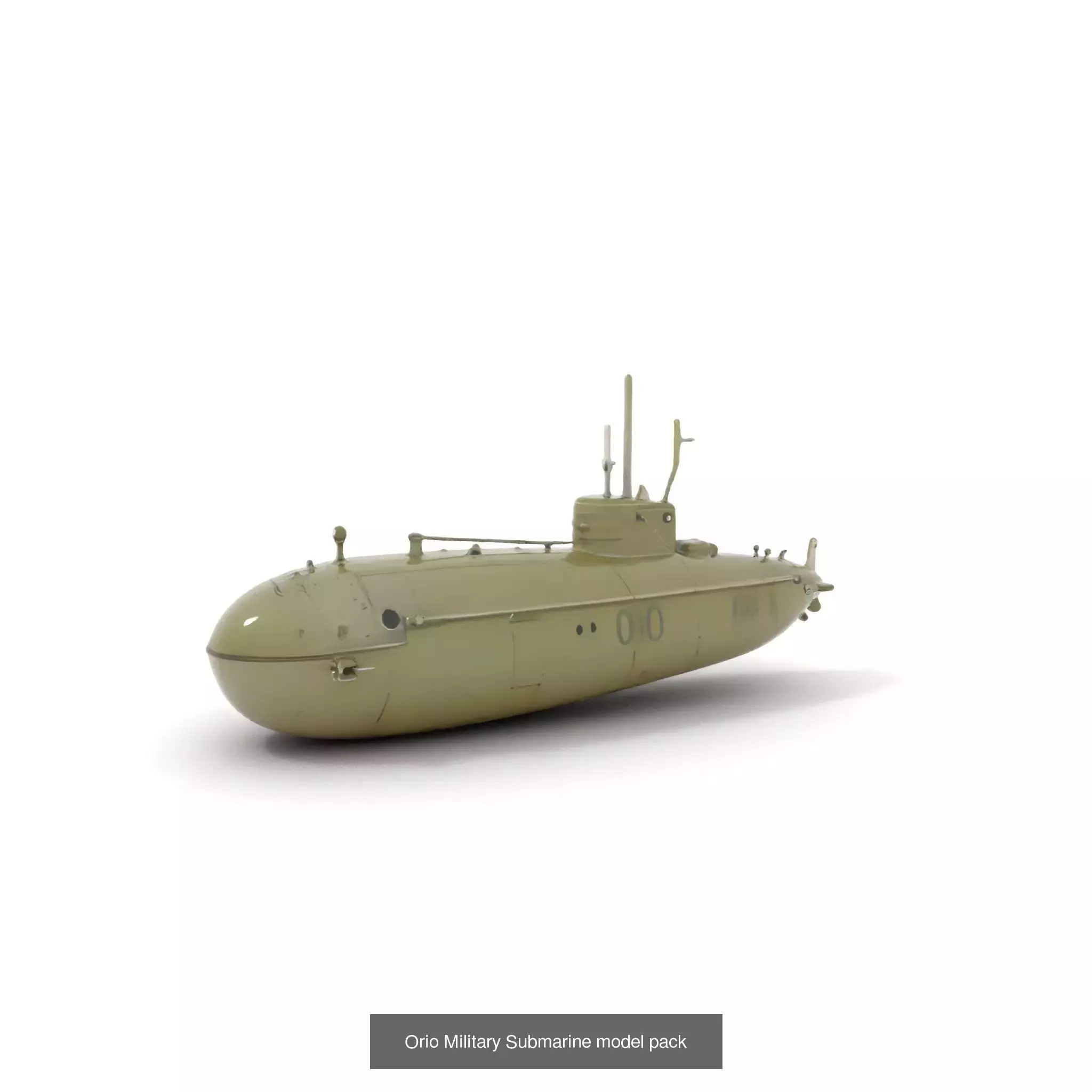 Submarine Models Pack 3D Model Collection_38