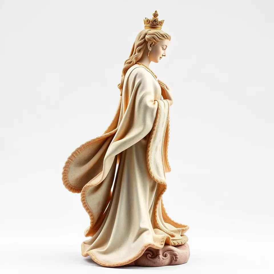 Regal Ivory Statue model pack Low-poly 3D model_2