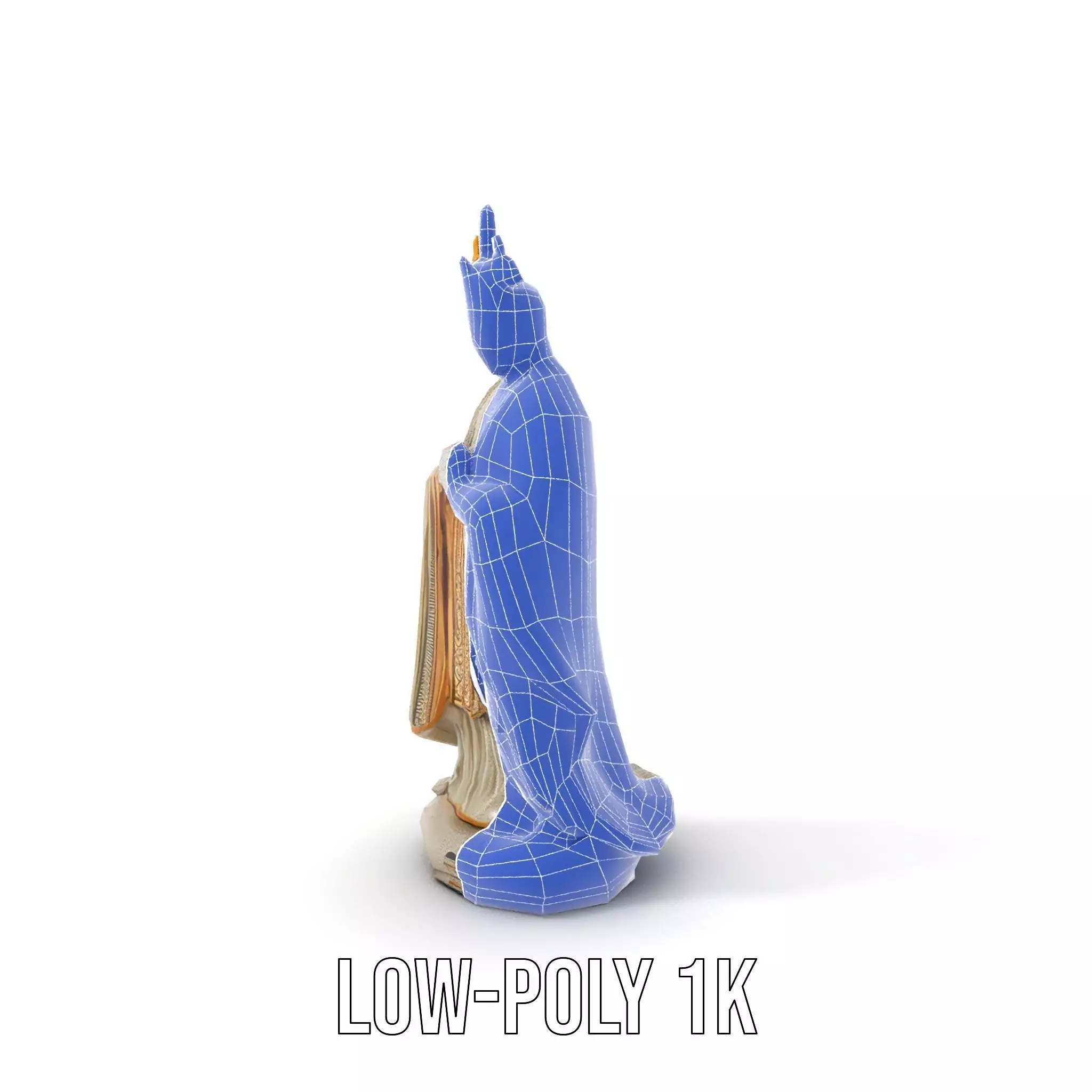 Regal Ivory Statue model pack Low-poly 3D model_22