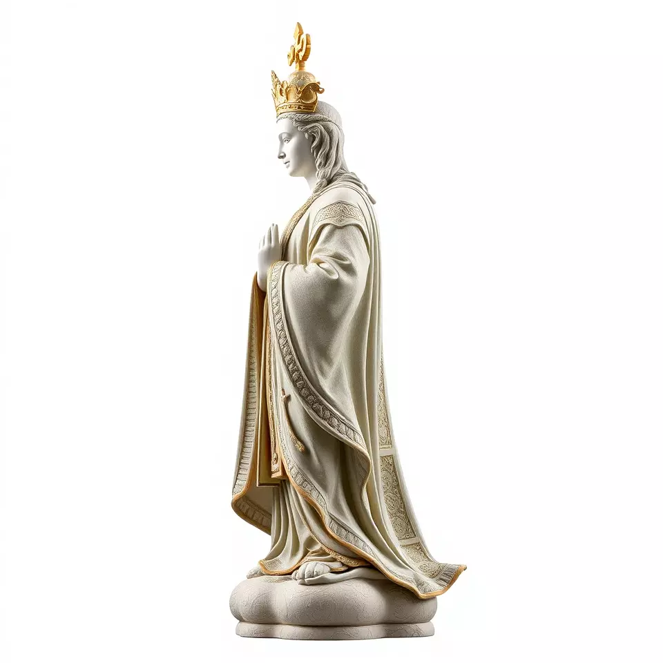 Regal Ivory Statue model pack Low-poly 3D model_2