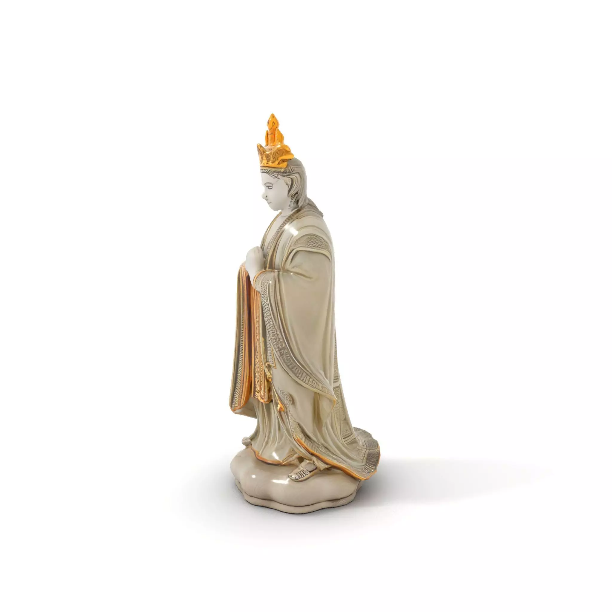 Regal Ivory Statue model pack Low-poly 3D model_6