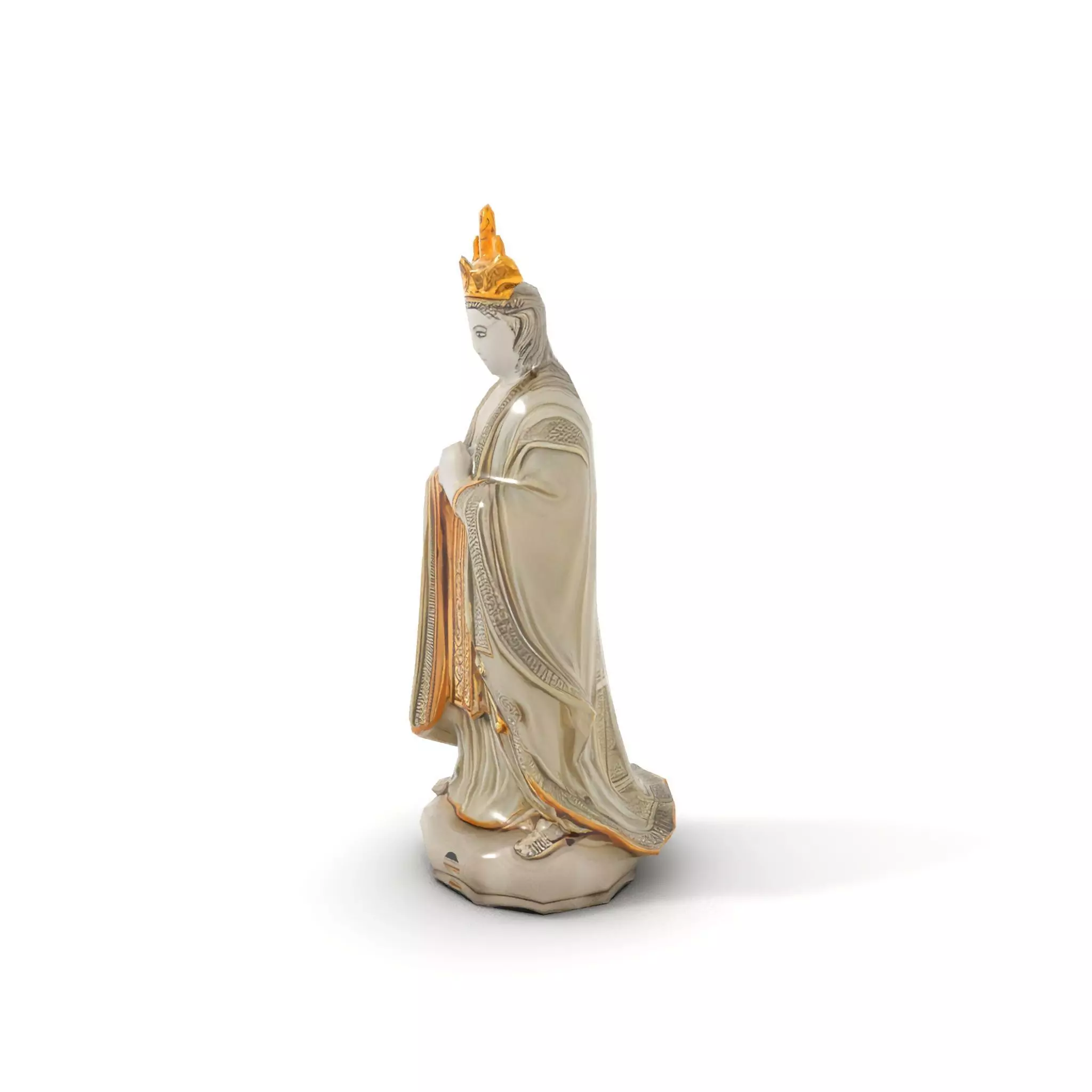 Regal Ivory Statue model pack Low-poly 3D model_7