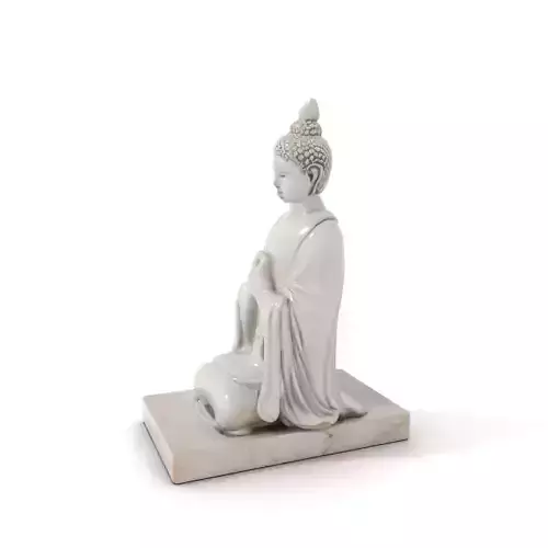 Marble Buddha Sculpture model pack Low-poly 3D model