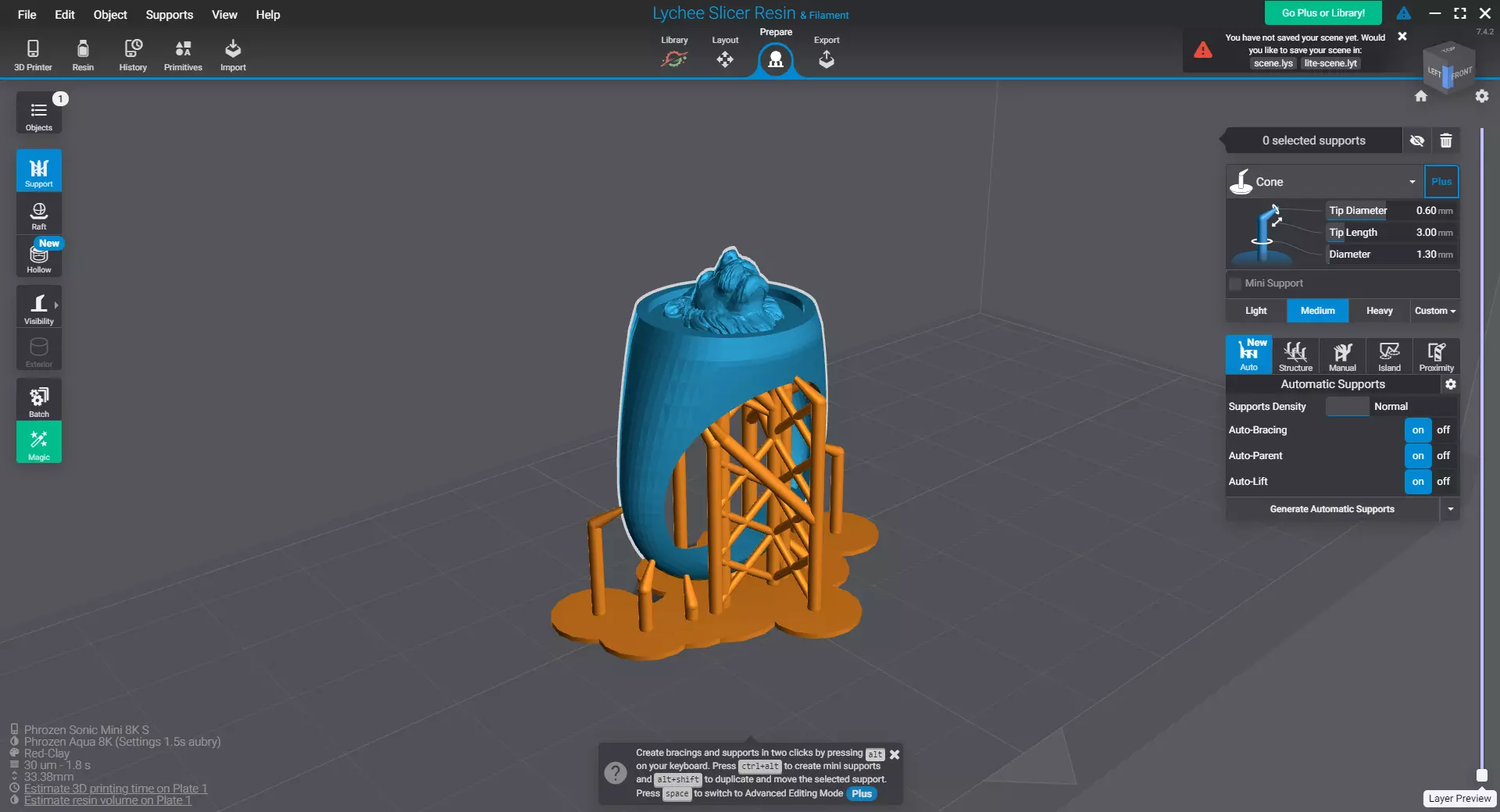 Lion Head Ring - 3D print ready 3D print model_14