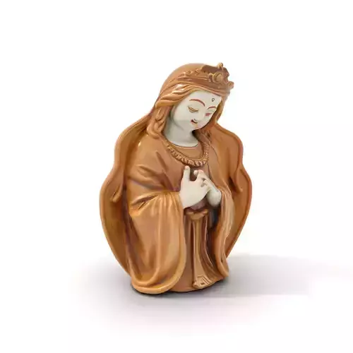 Divine Statue Gold Finish model pack Low-poly 3D model