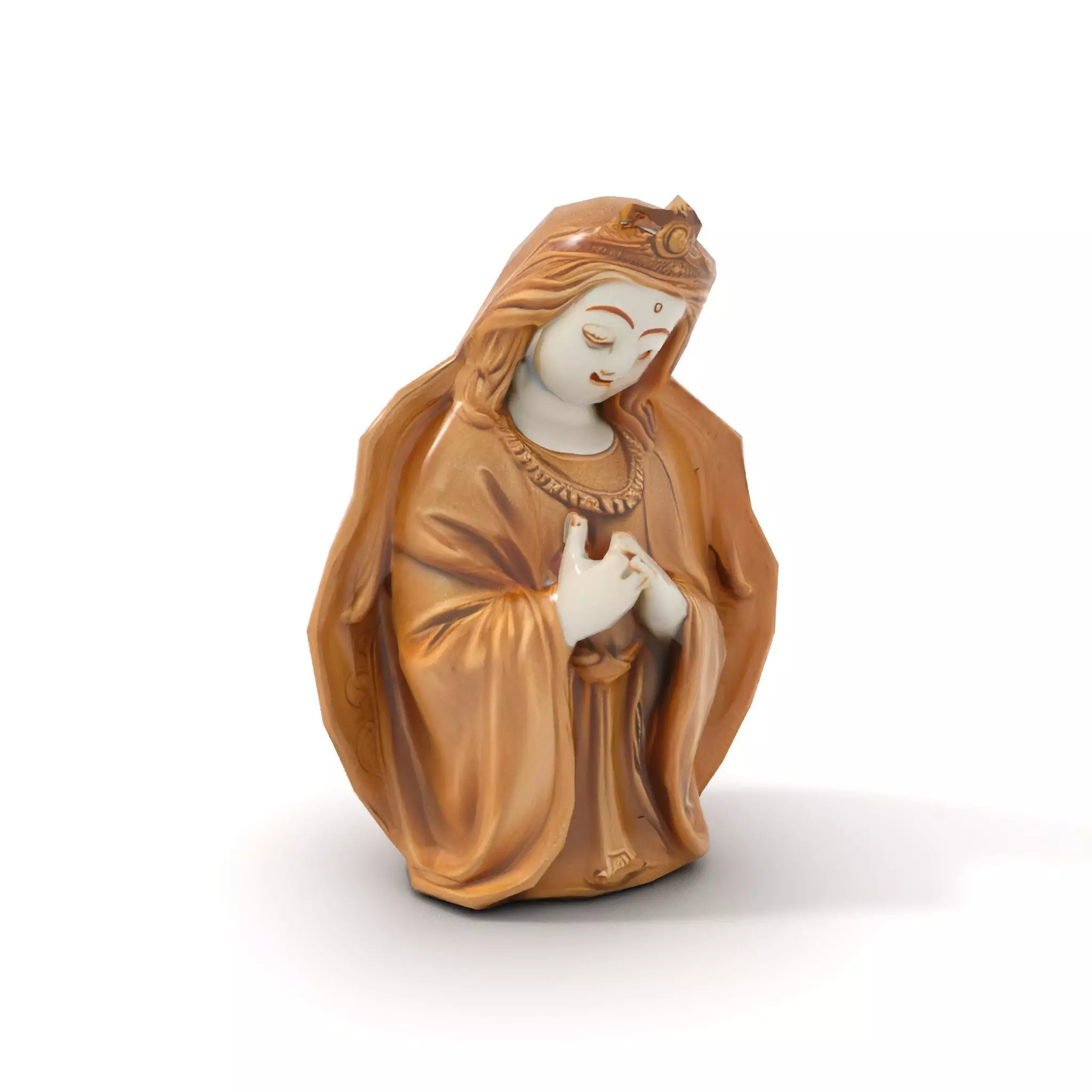 Divine Statue Gold Finish model pack Low-poly 3D model_14