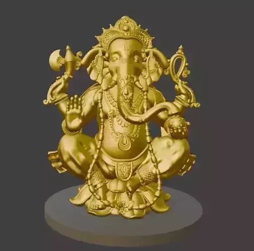 Lord Ganesha Sitting Model Ganpati Bappa