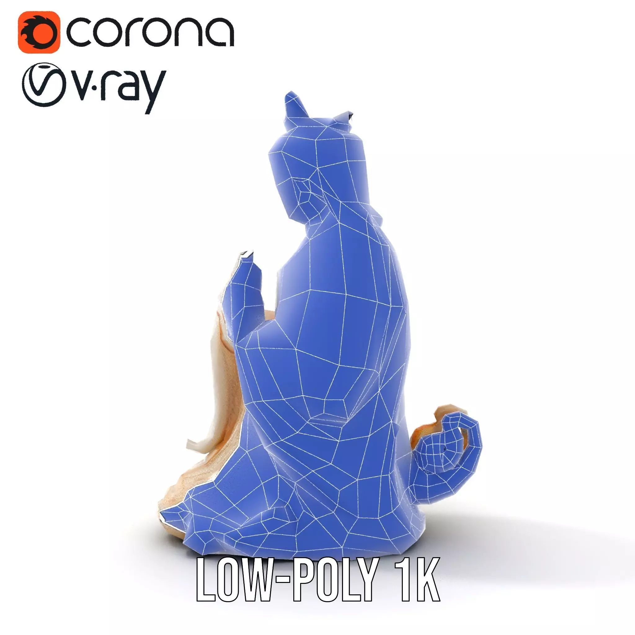 Elegant Ivory Statue model pack Low-poly 3D model_19