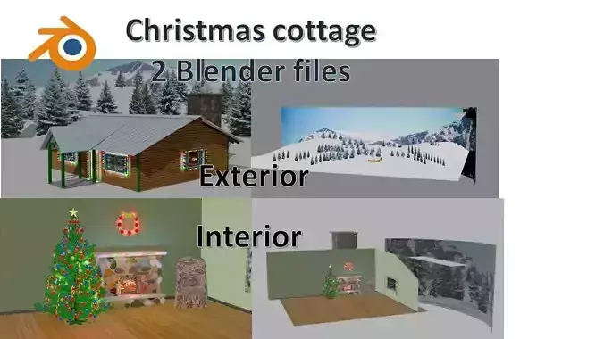FOR YOUR CHRISTMAS STORYS - Interior and exterior sets