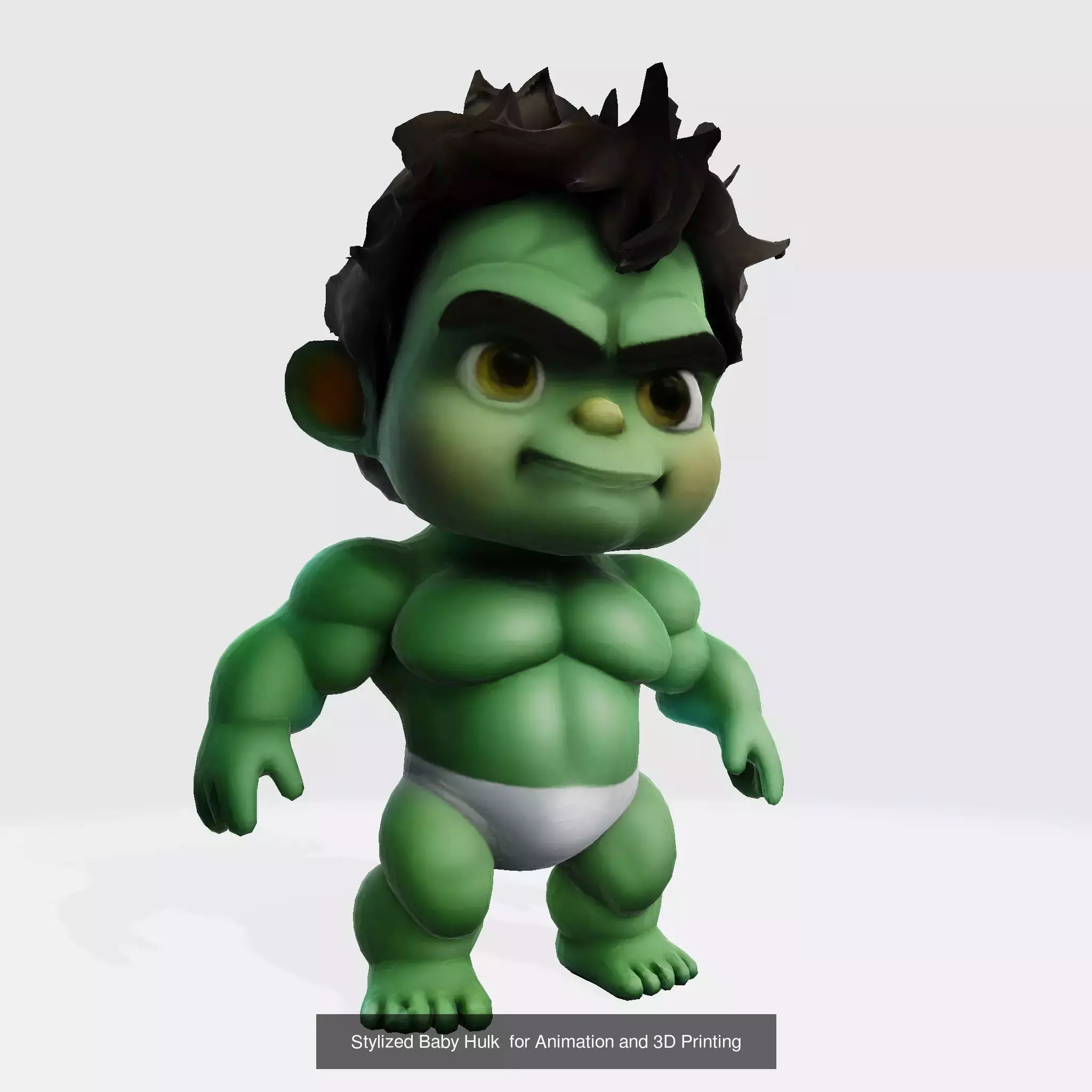 Ultimate Pack  Cartoon 22 Character Stylized 3D Models for Print 3D Model Collection_19