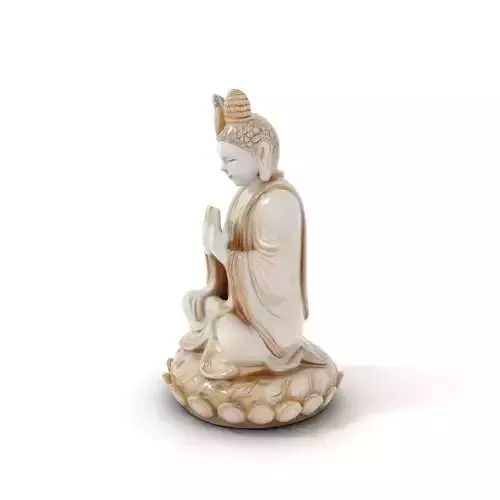Serene Ivory Buddha model pack
