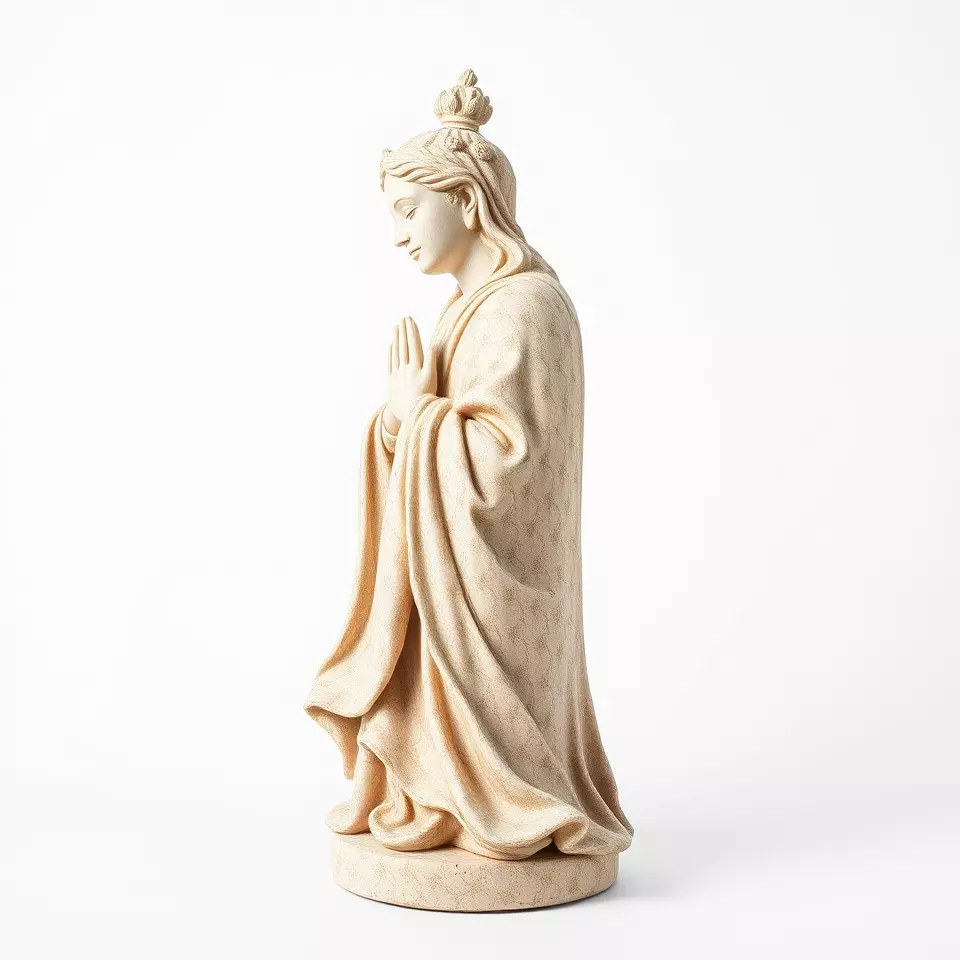 Serene Ivory Figurine model pack Low-poly 3D model_2