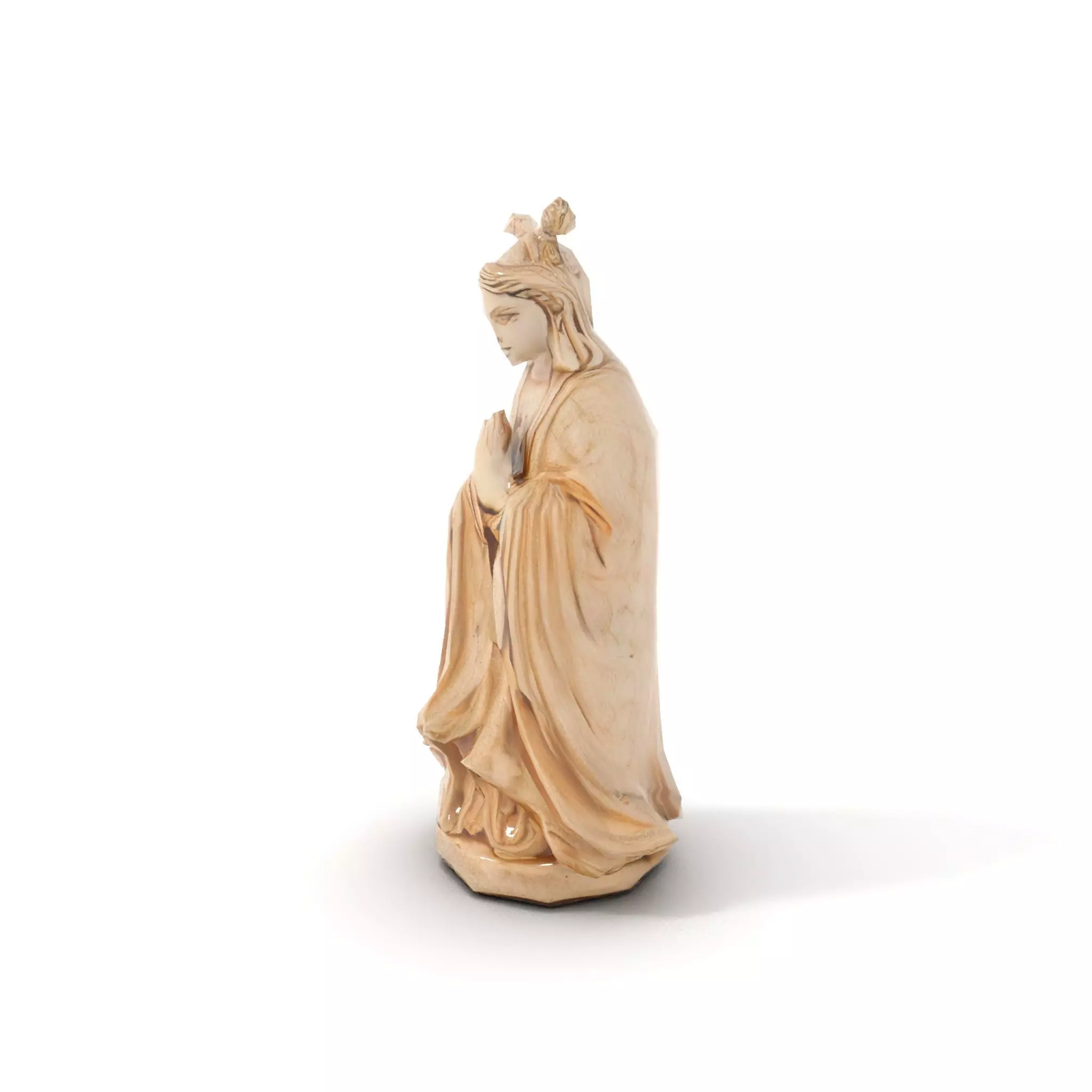 Serene Ivory Figurine model pack Low-poly 3D model_19