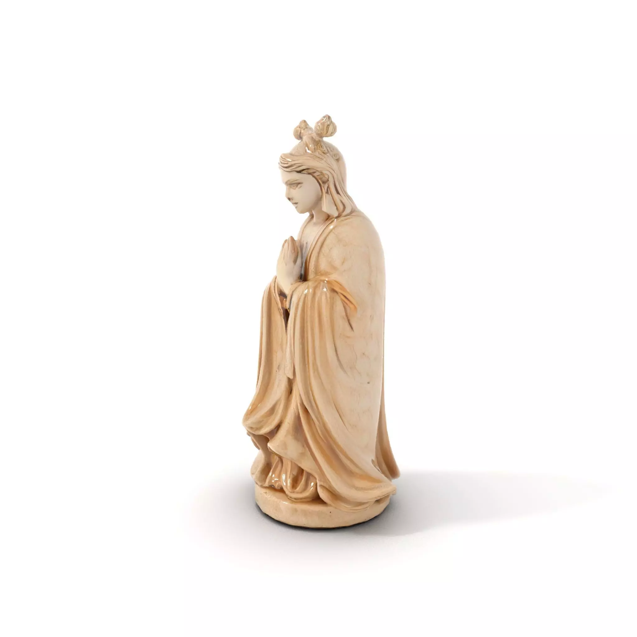 Serene Ivory Figurine model pack Low-poly 3D model_18