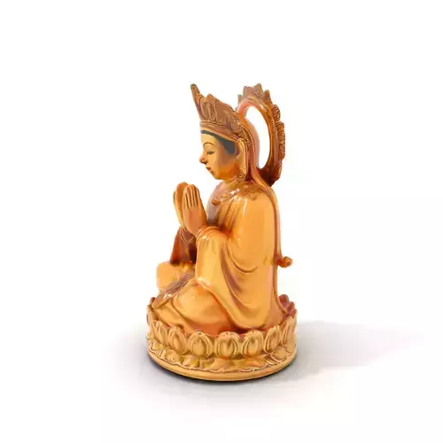 Golden Buddha Statue model pack Low-poly 3D model