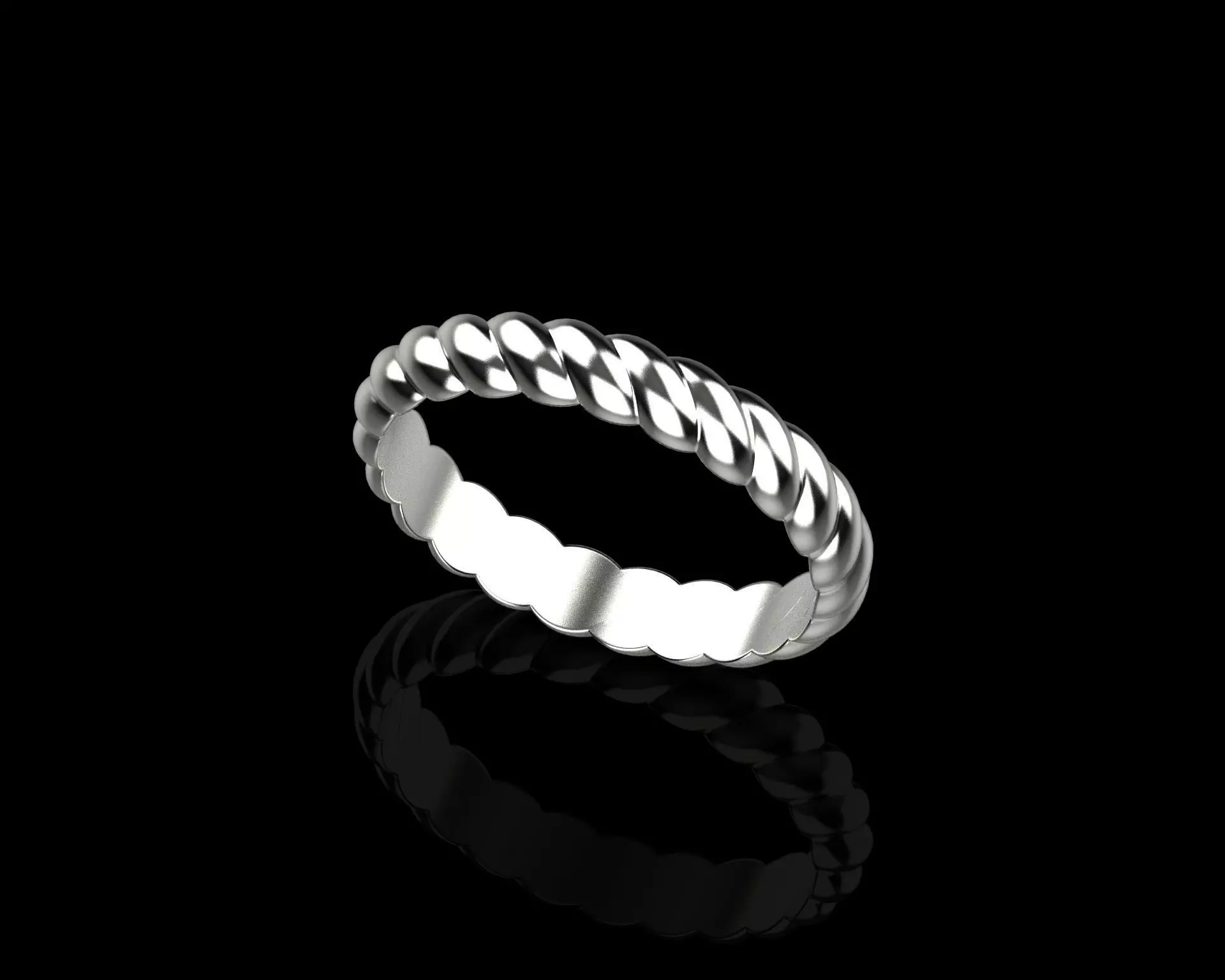 Designer Wedding Rings 186113 3D print model_9