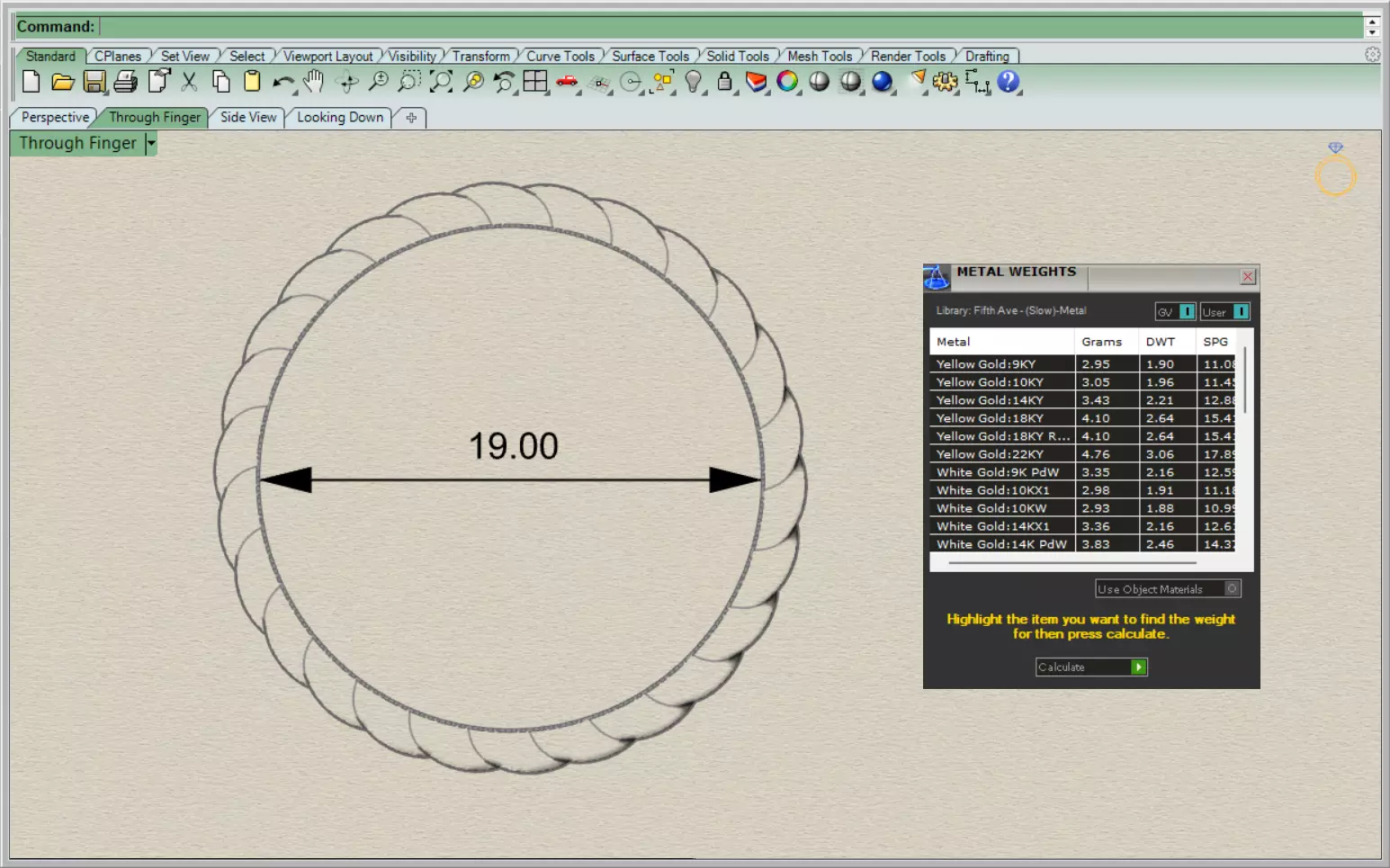 Designer Wedding Rings 186113 3D print model_7
