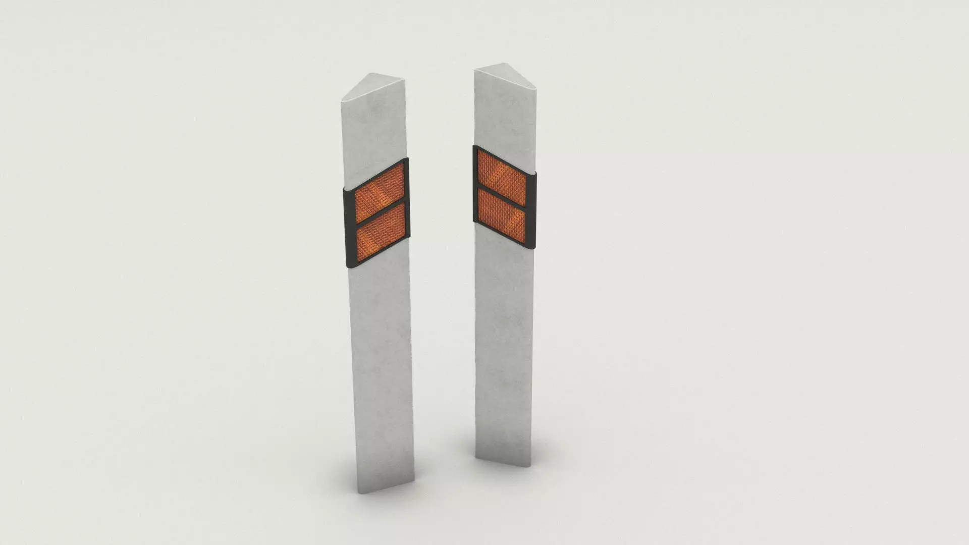 Road Reflector 3D model_0