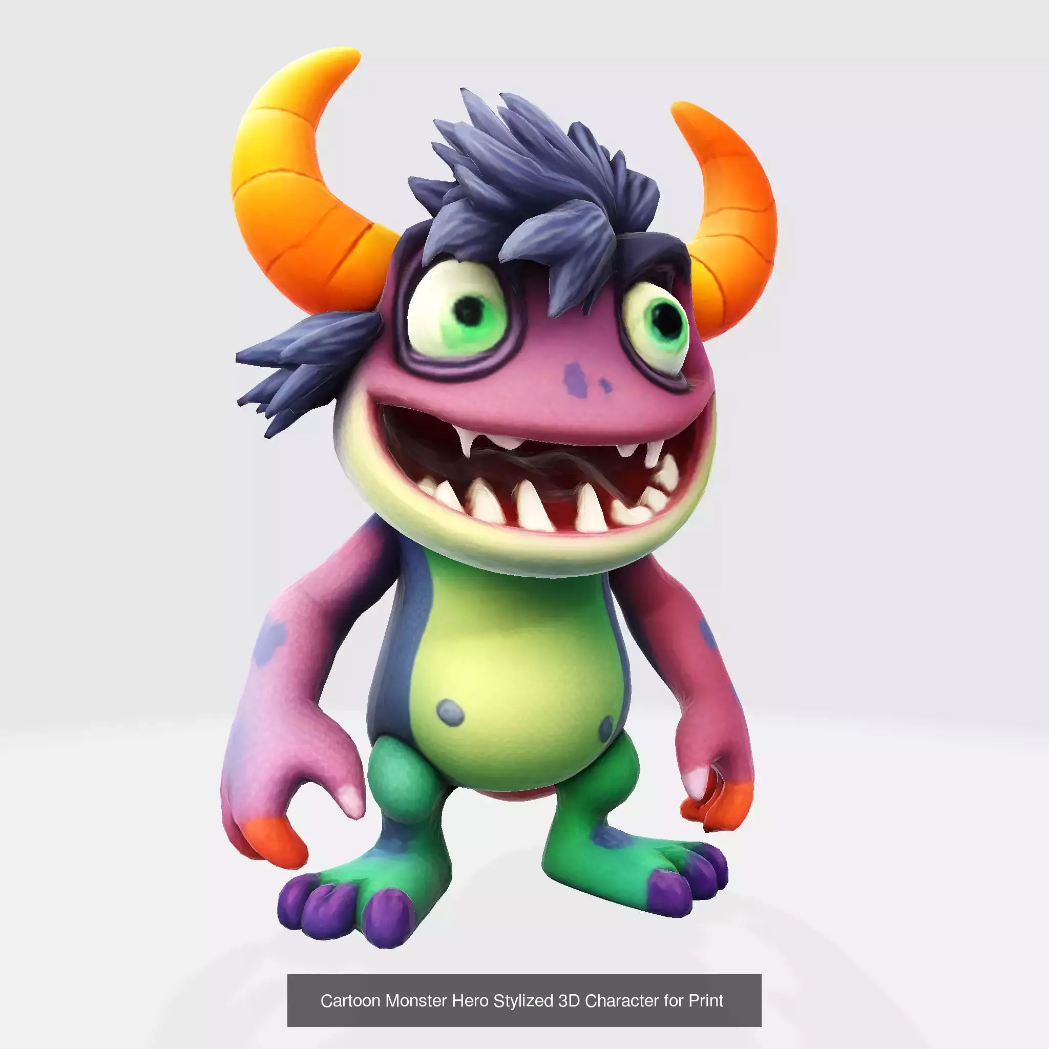 Mega Cartoon Character Pack 32 Stylized 3D 3D Model Collection_25