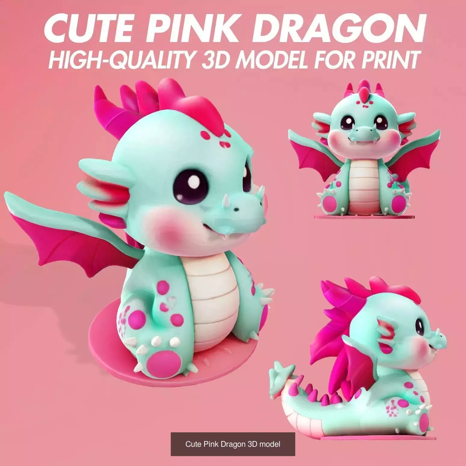 Mega Cartoon Character Pack 32 Stylized 3D 3D Model Collection_10