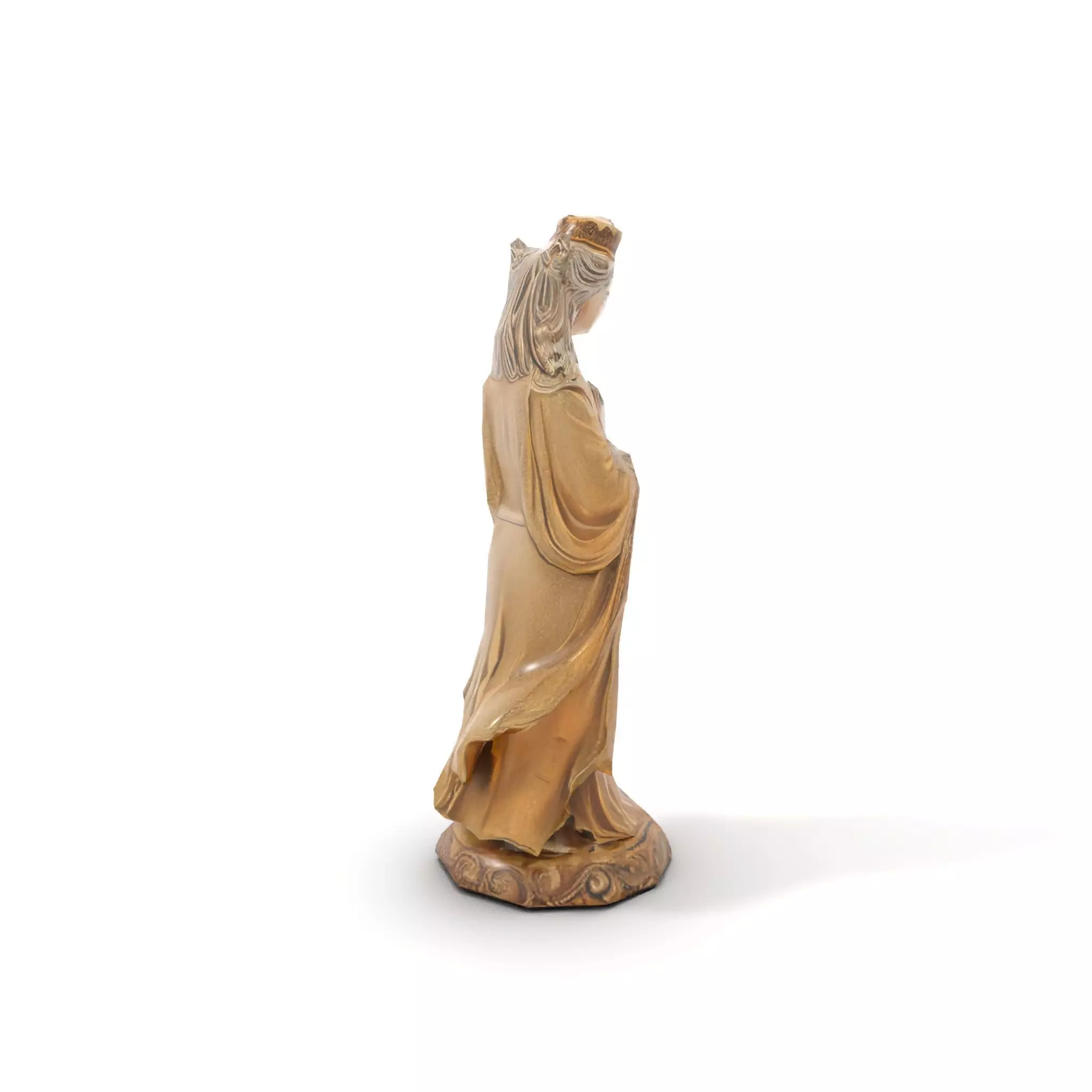 Golden Regal Statue model pack Low-poly 3D model_25