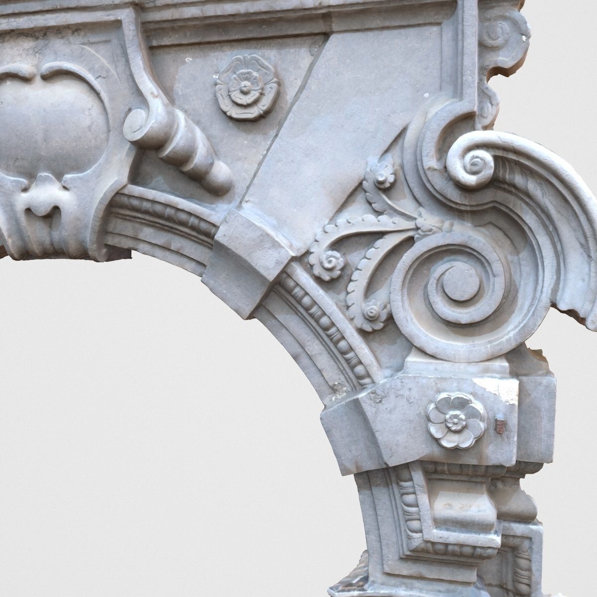 9 Luxury Architecture Entrance Door Collection Low-poly 3D model_14