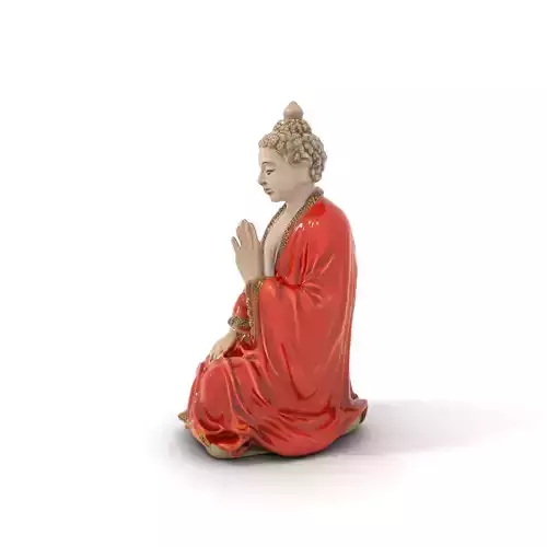 Buddha Serenity Statue model pack Low-poly 3D model